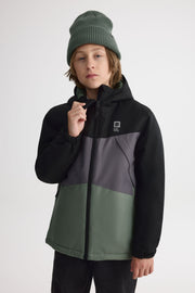 Manteau de ski isolé - Ado garçon && NOIR