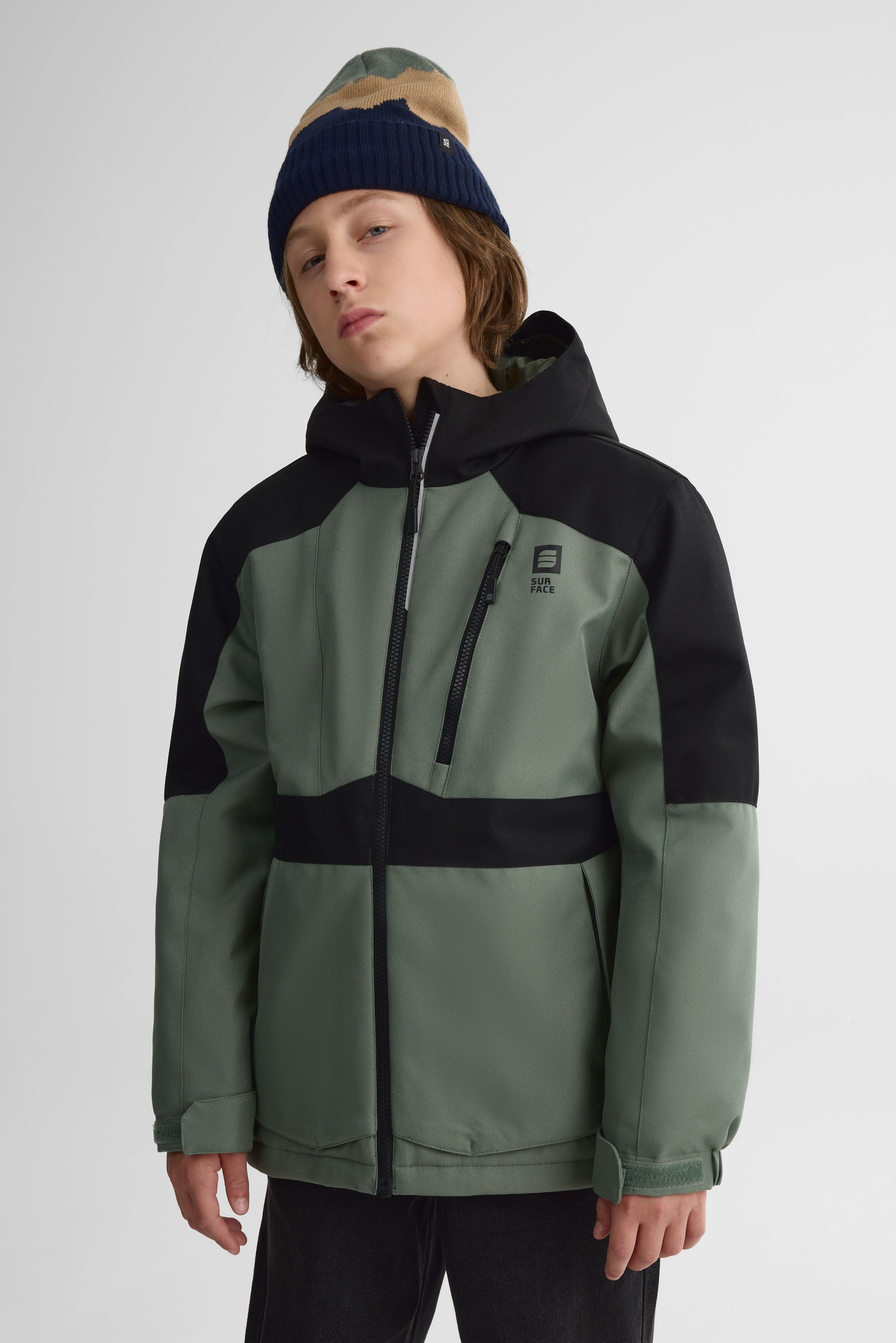 Manteau de ski isolé - Ado garçon && NOIR