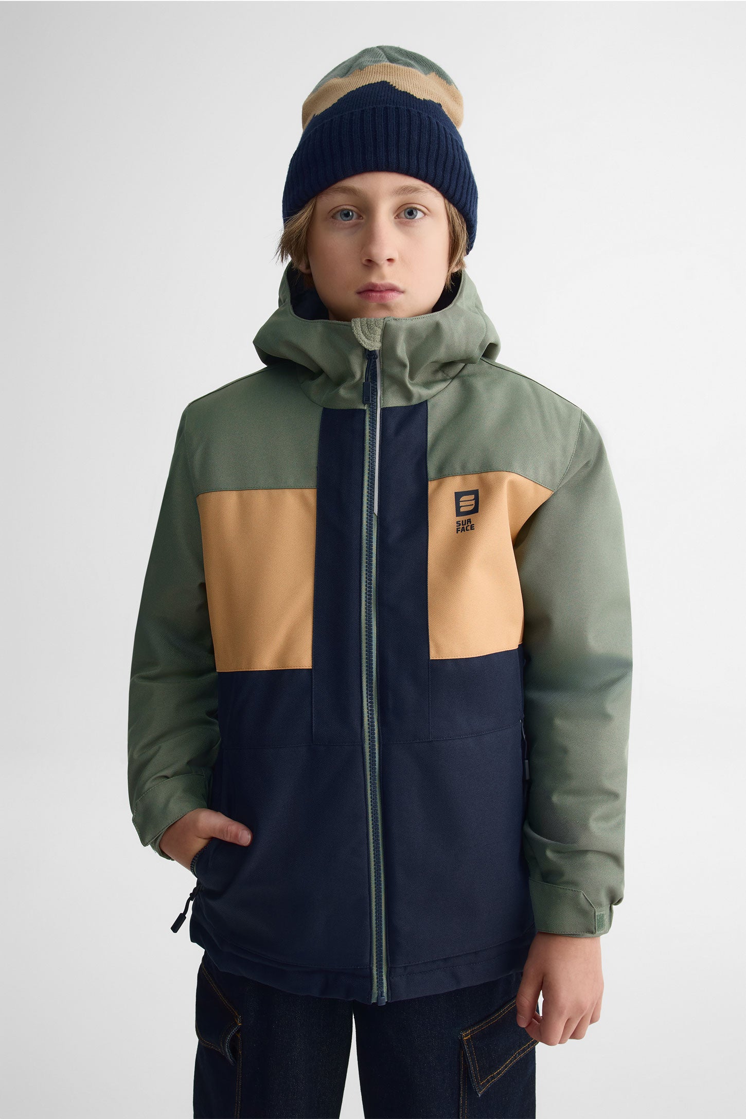 Manteau de ski isolé - Ado garçon && KAKI