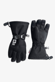 Gants de neige isolés ajustables - Ado garçon && NOIR