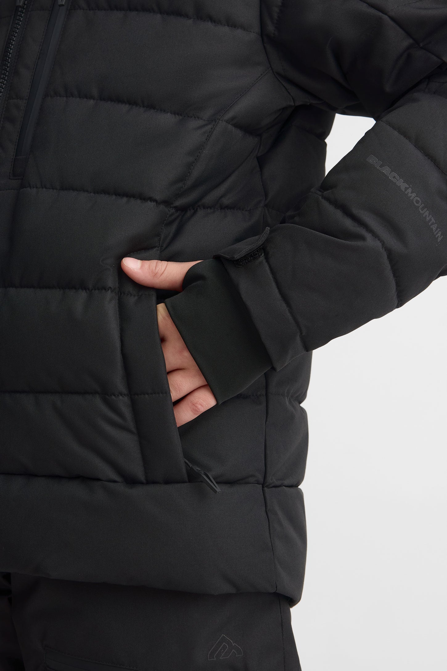 Manteau de ski isolé - Ado garçon && NOIR