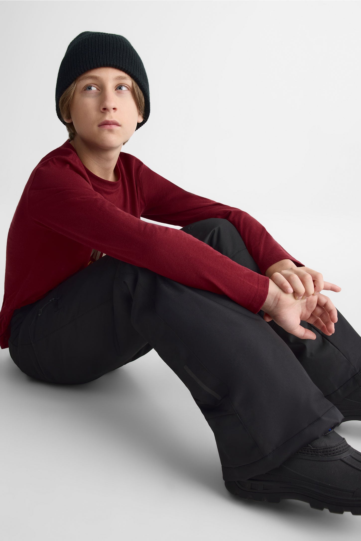 Pantalon isolé imperméable - Ado garçon && NOIR