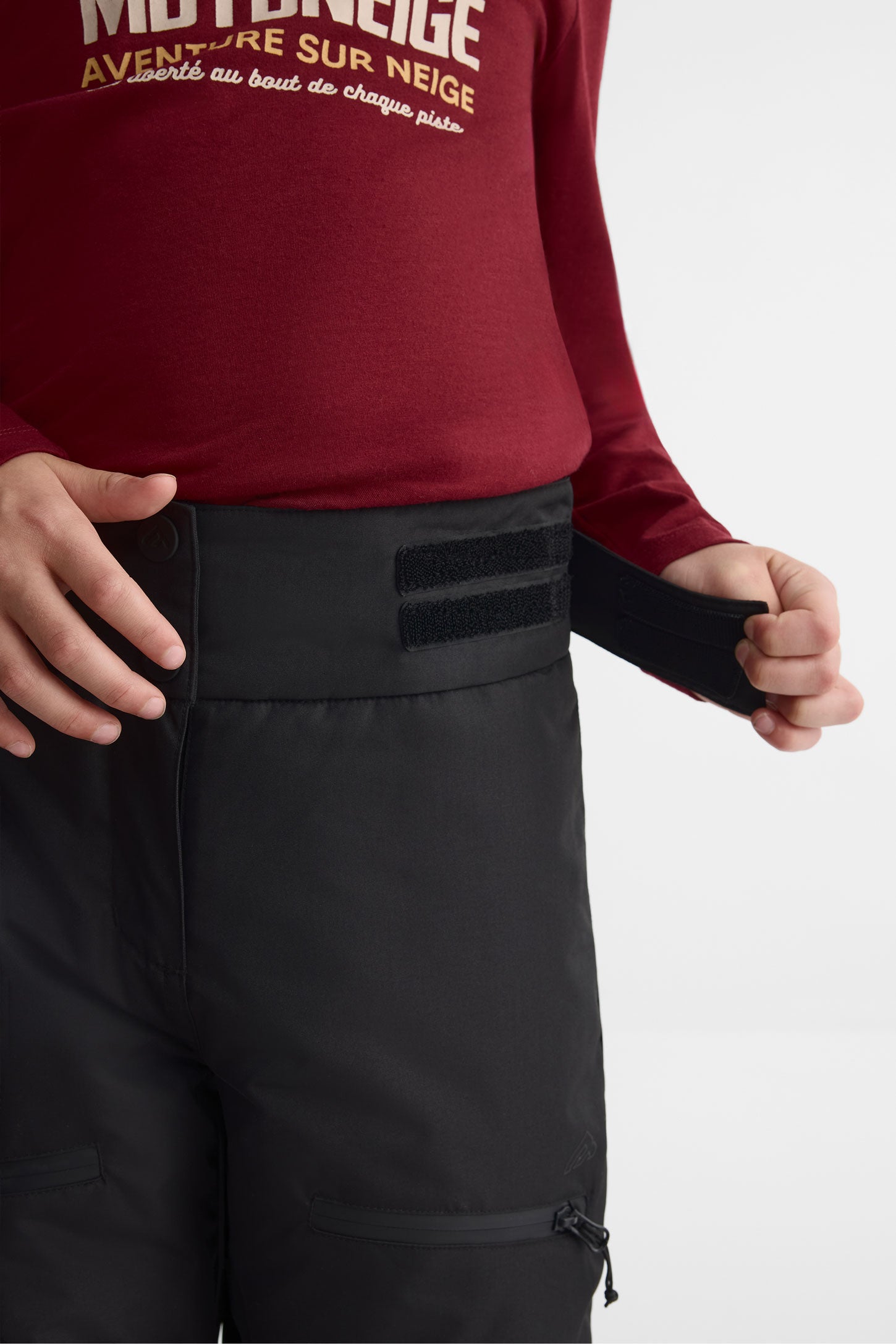 Pantalon isolé imperméable - Ado garçon && NOIR