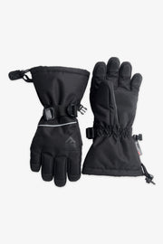 Gants de neige isolés ajustables - Ado garçon && NOIR