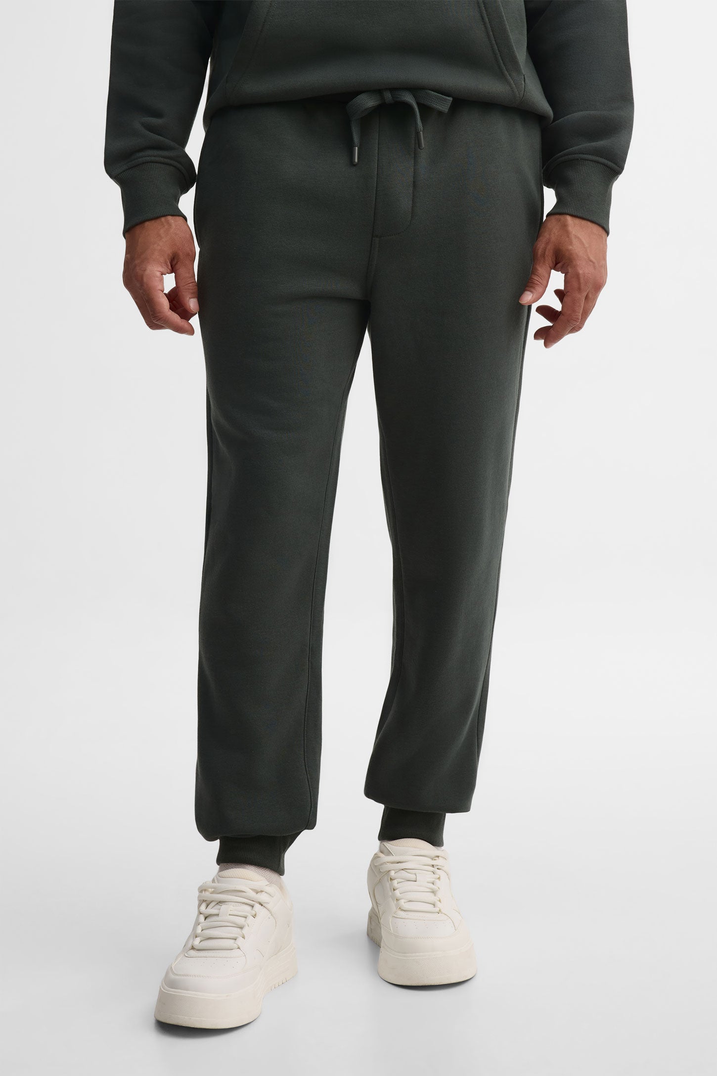 Pantalon jogger ouaté - Homme && CHARBON