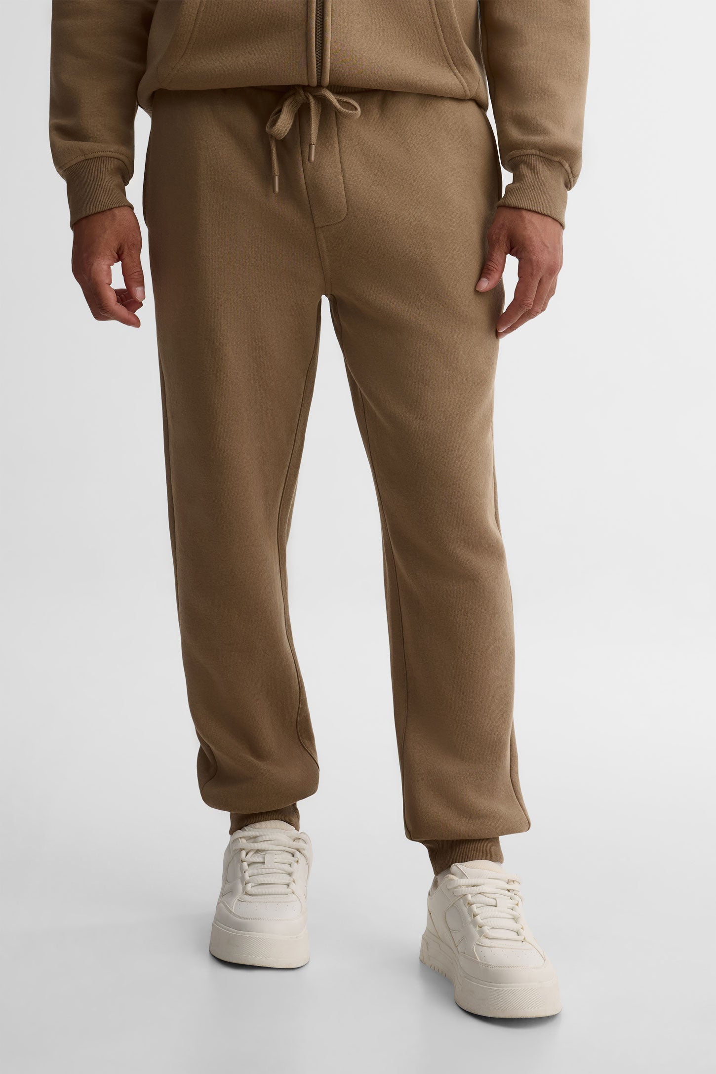 Pantalon jogger ouaté - Homme && TAUPE