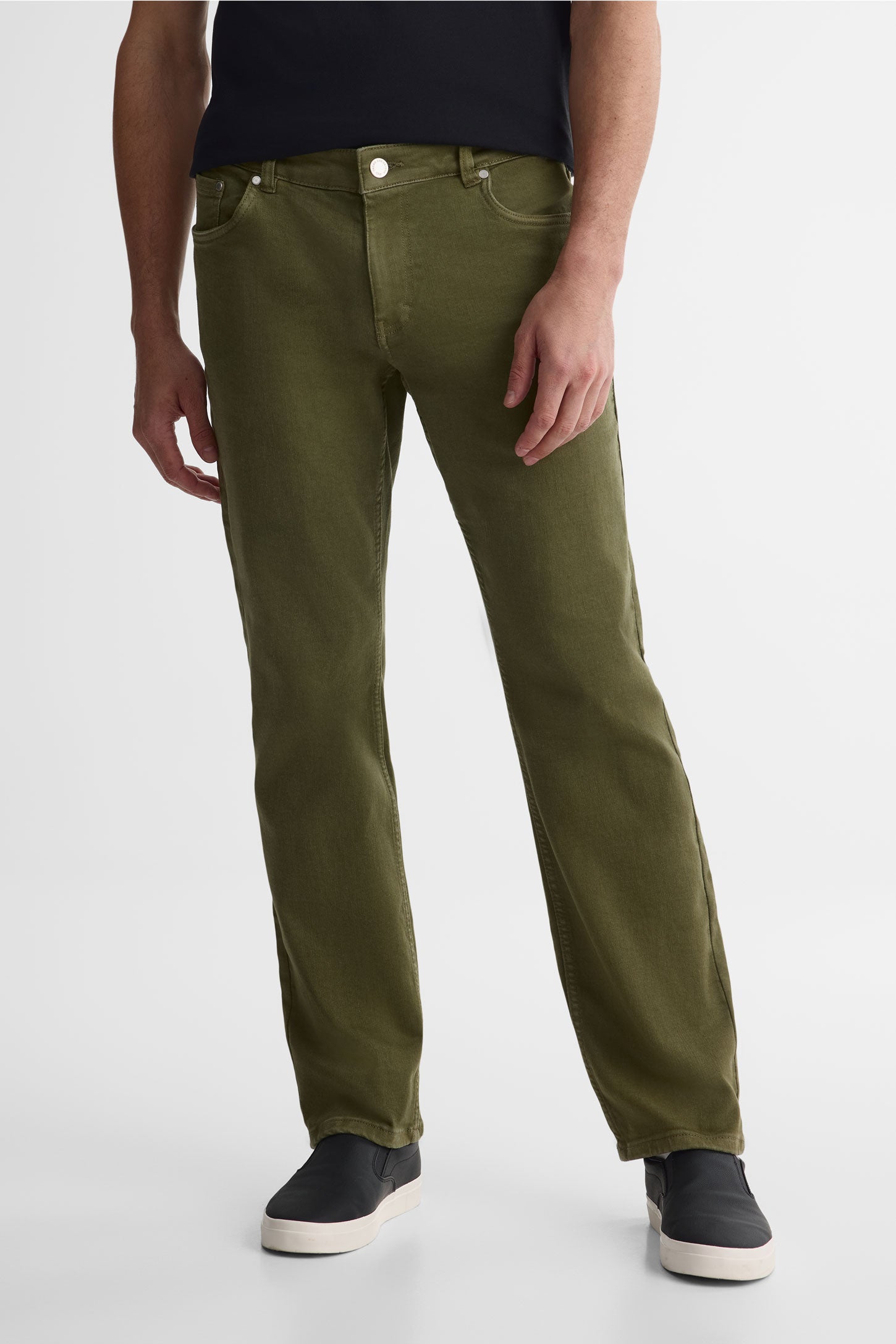 Jeans coupe droite - Homme && KAKI