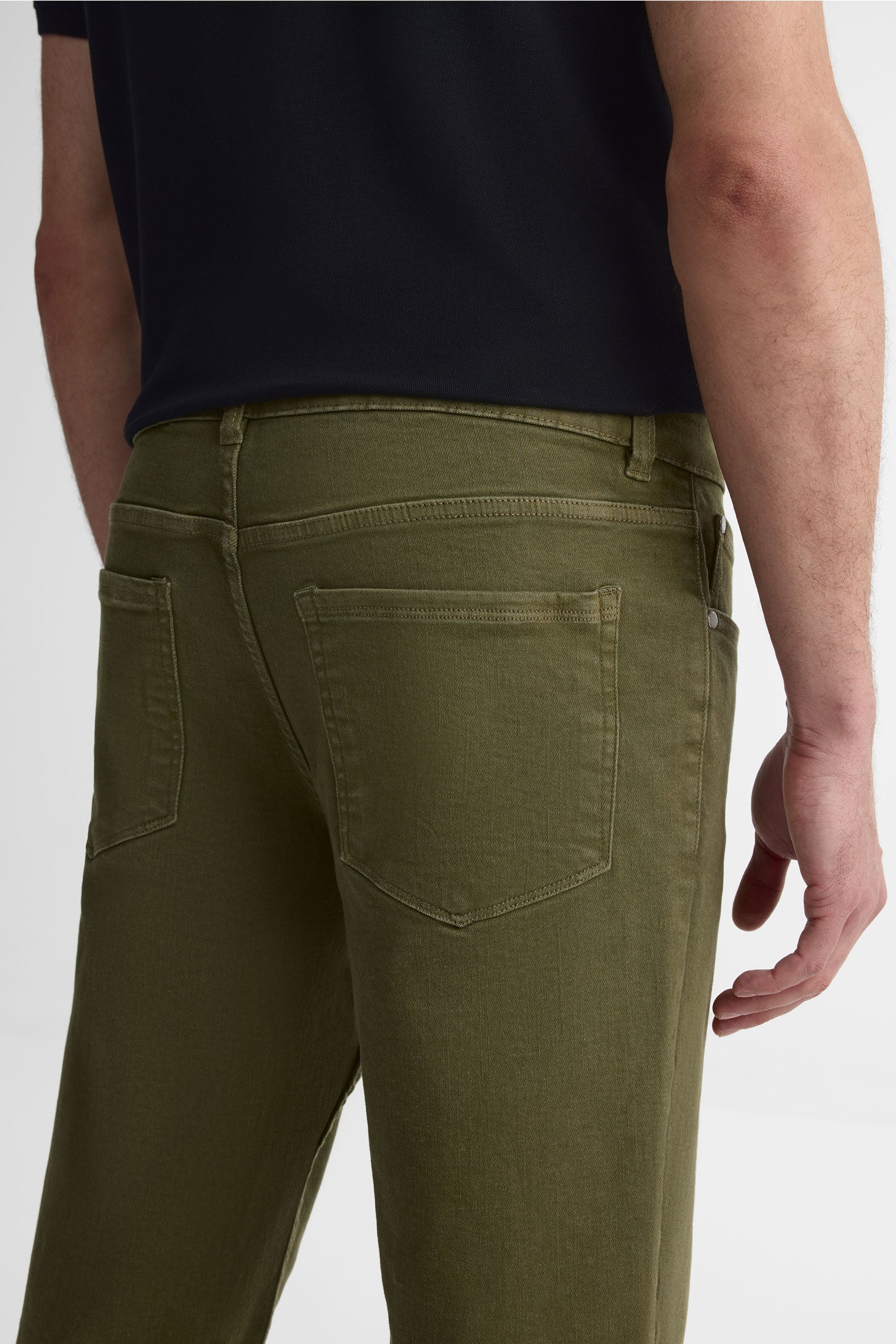 Jeans coupe droite - Homme && KAKI