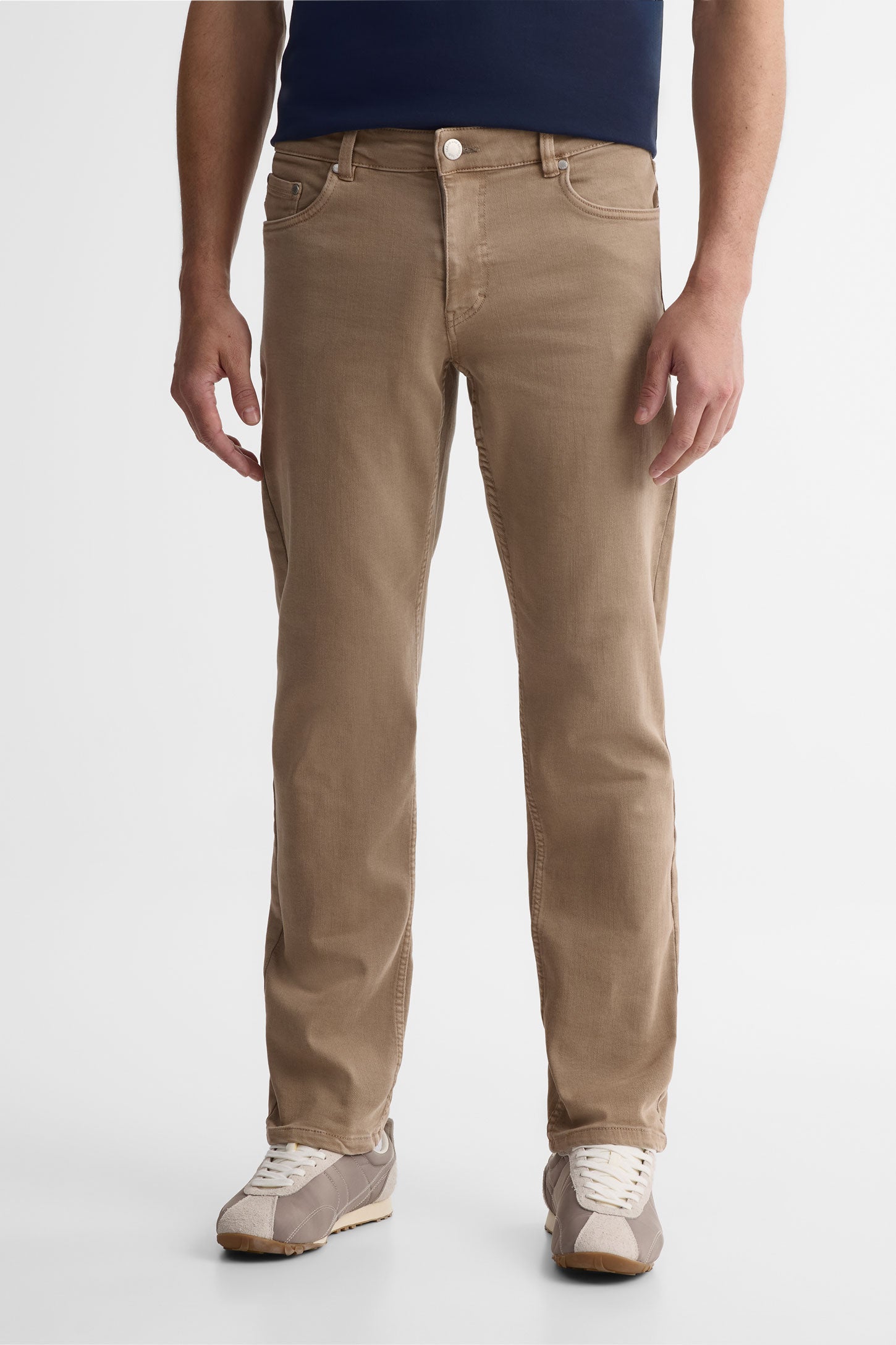 Jeans coupe droite - Homme && TAUPE
