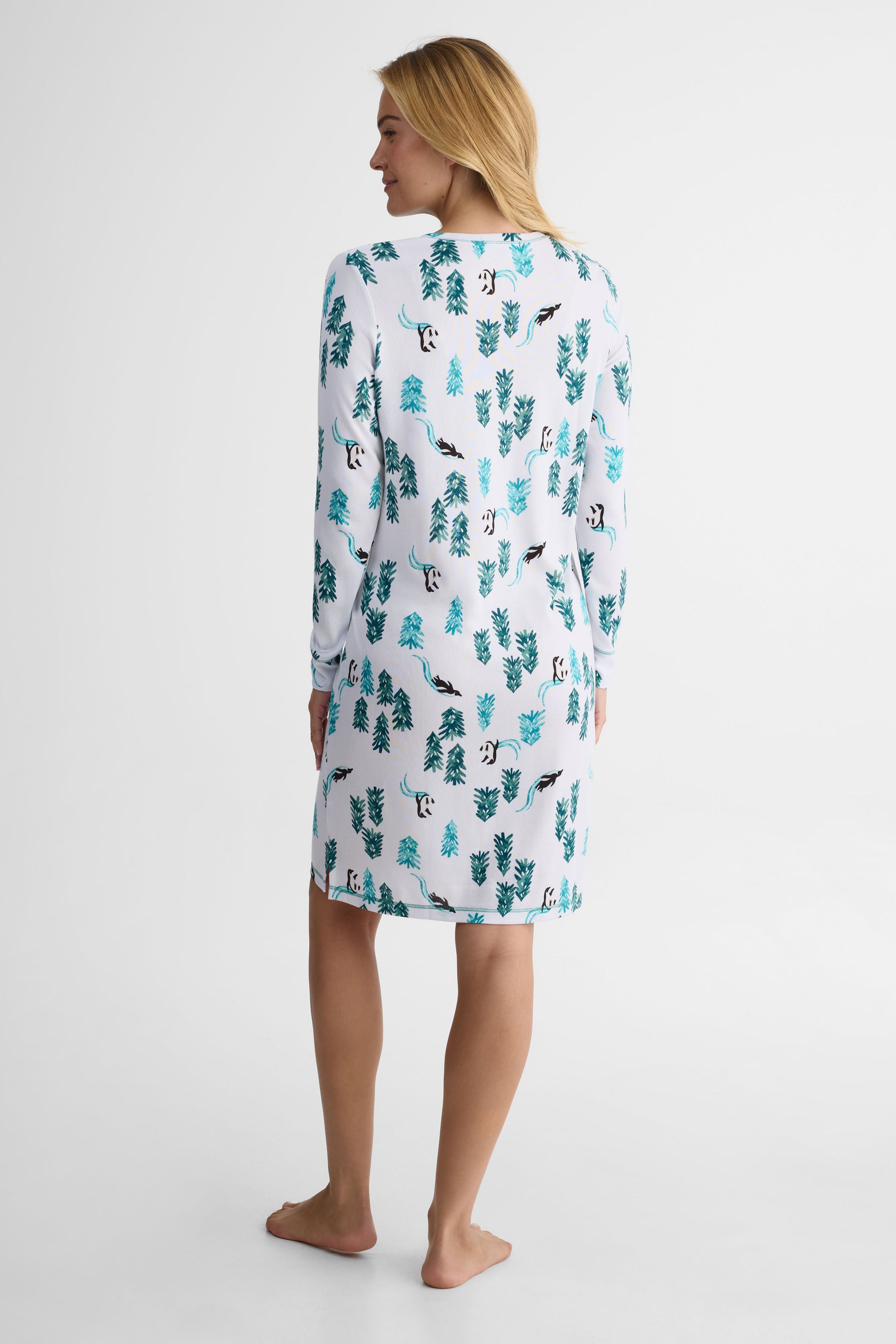 Jaquette manches longues col Henley – Femme && BLANC MULTI