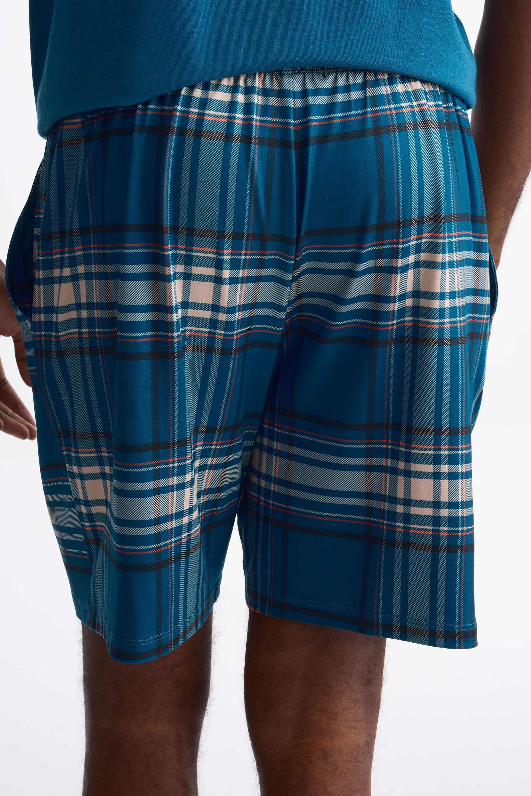 Short élastique à cordon ajustable 2/40$ – Homme && BEIGE/MULTI