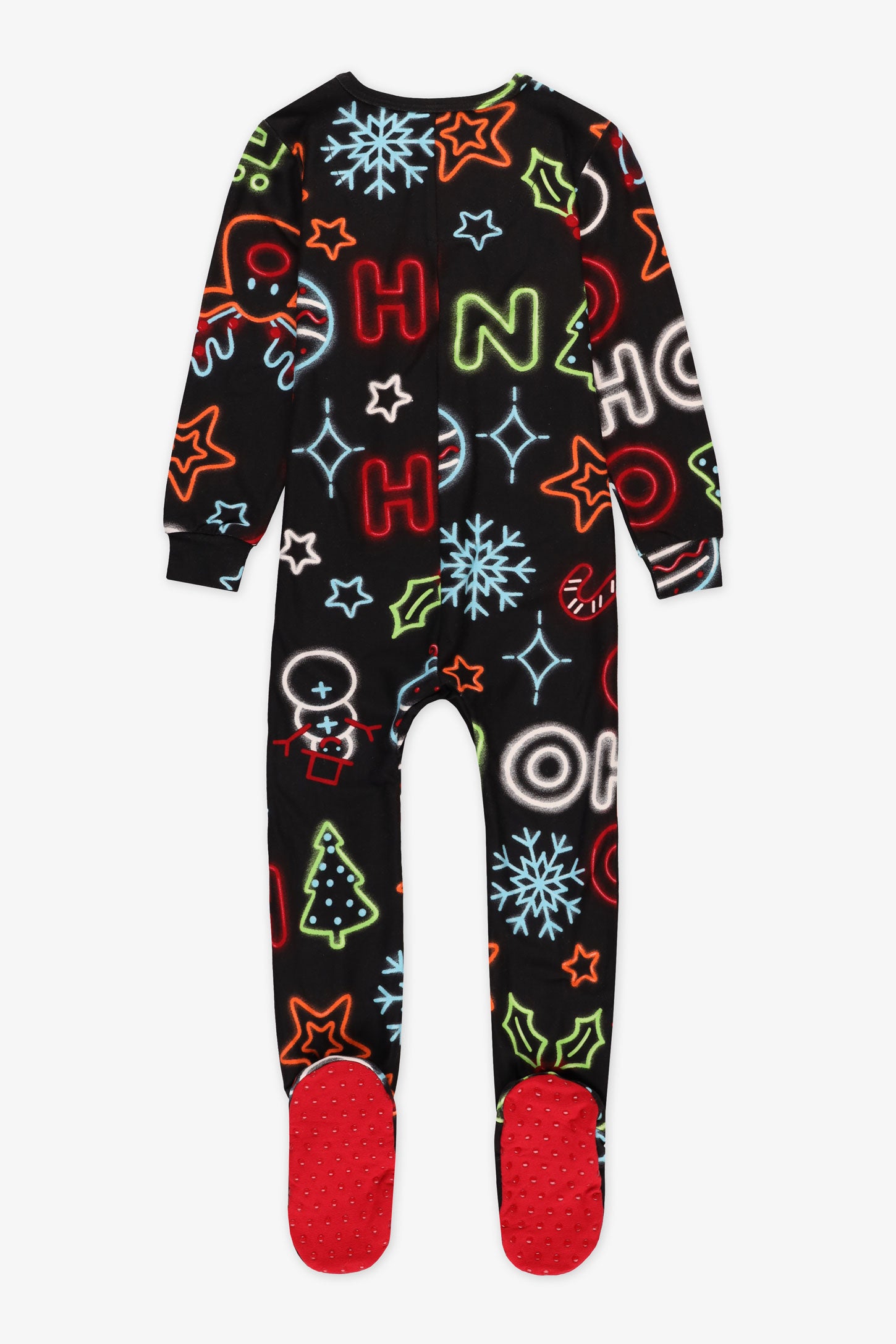 Pyjama 1 pièce unisexe anti-dérapant - Bébé garçon && NOIR/MULTI