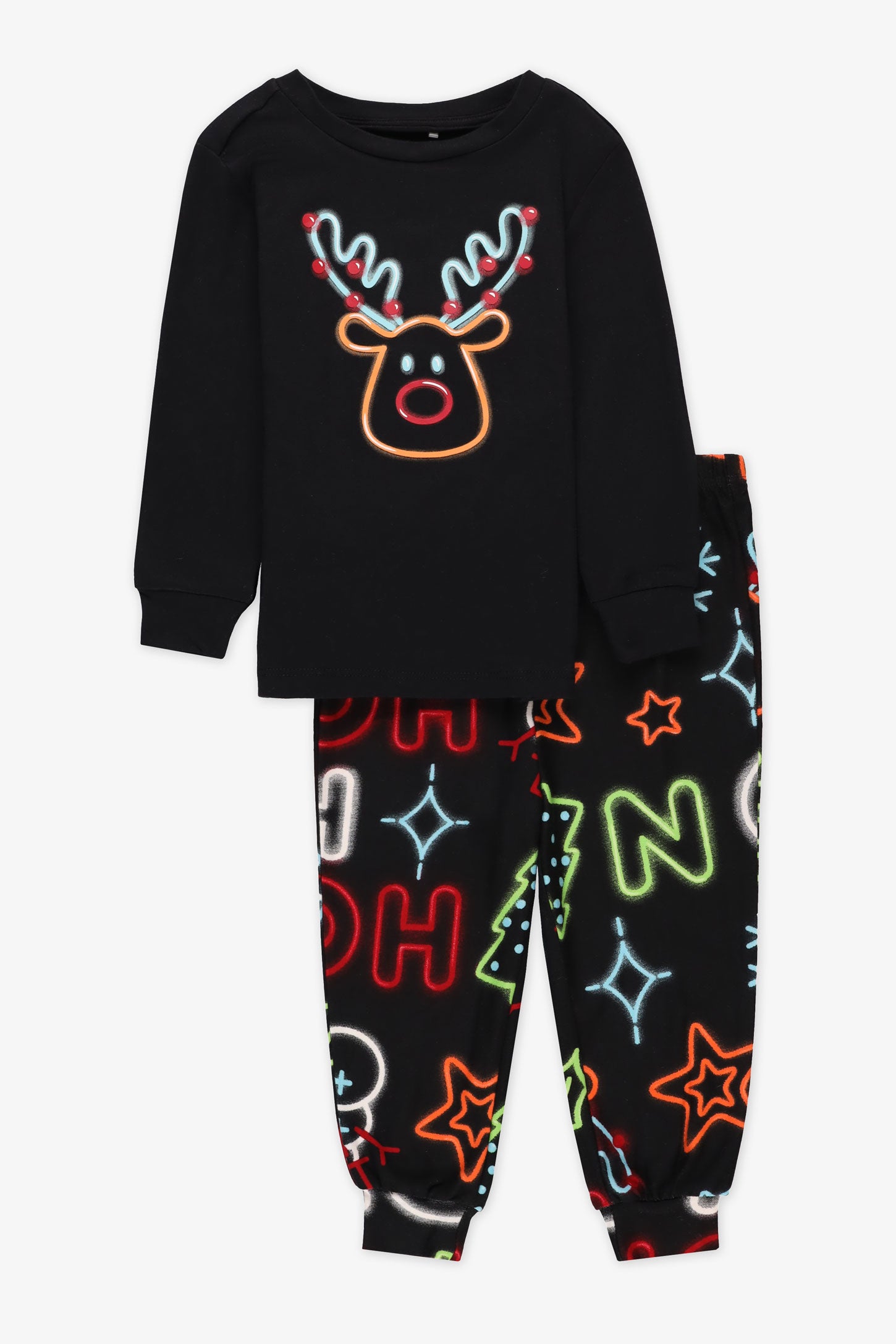 Pyjama 2 pièces unisexe - Bébé garçon && NOIR