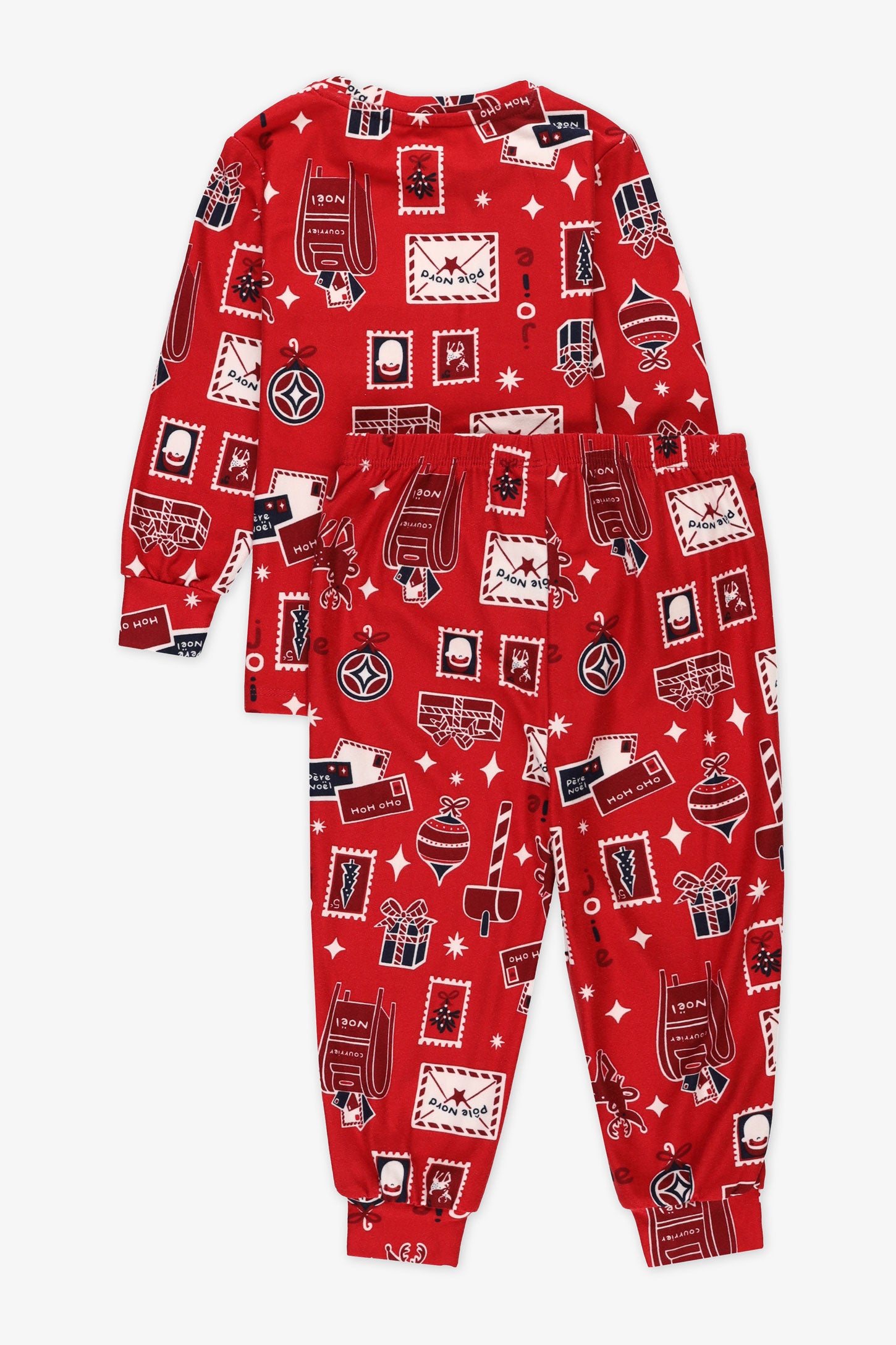 Pyjama 2 pièces unisexe - Bébé garçon && ROUGE/MULTI