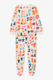 Pyjama 1 pièce anti-dérapant - Bébé garçon && BLANC CASSÉ/MULTI
