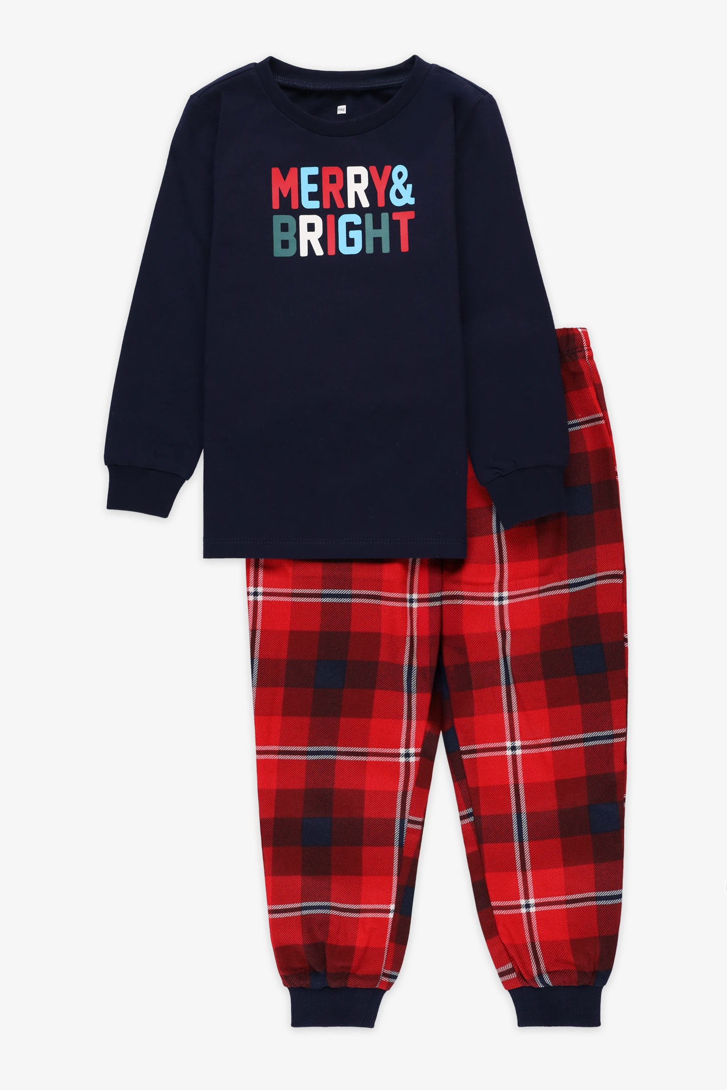 Pyjama 2 pièces unisexe en coton - Bébé garçon && MARIN