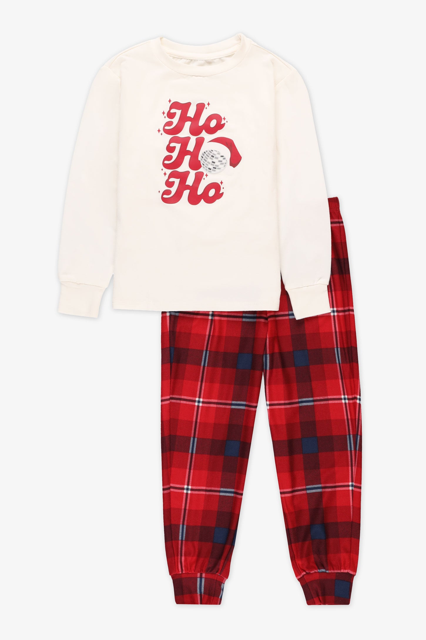 Pyjama 2 pièces imprimé - Enfant fille && BLANC CASSÉ
