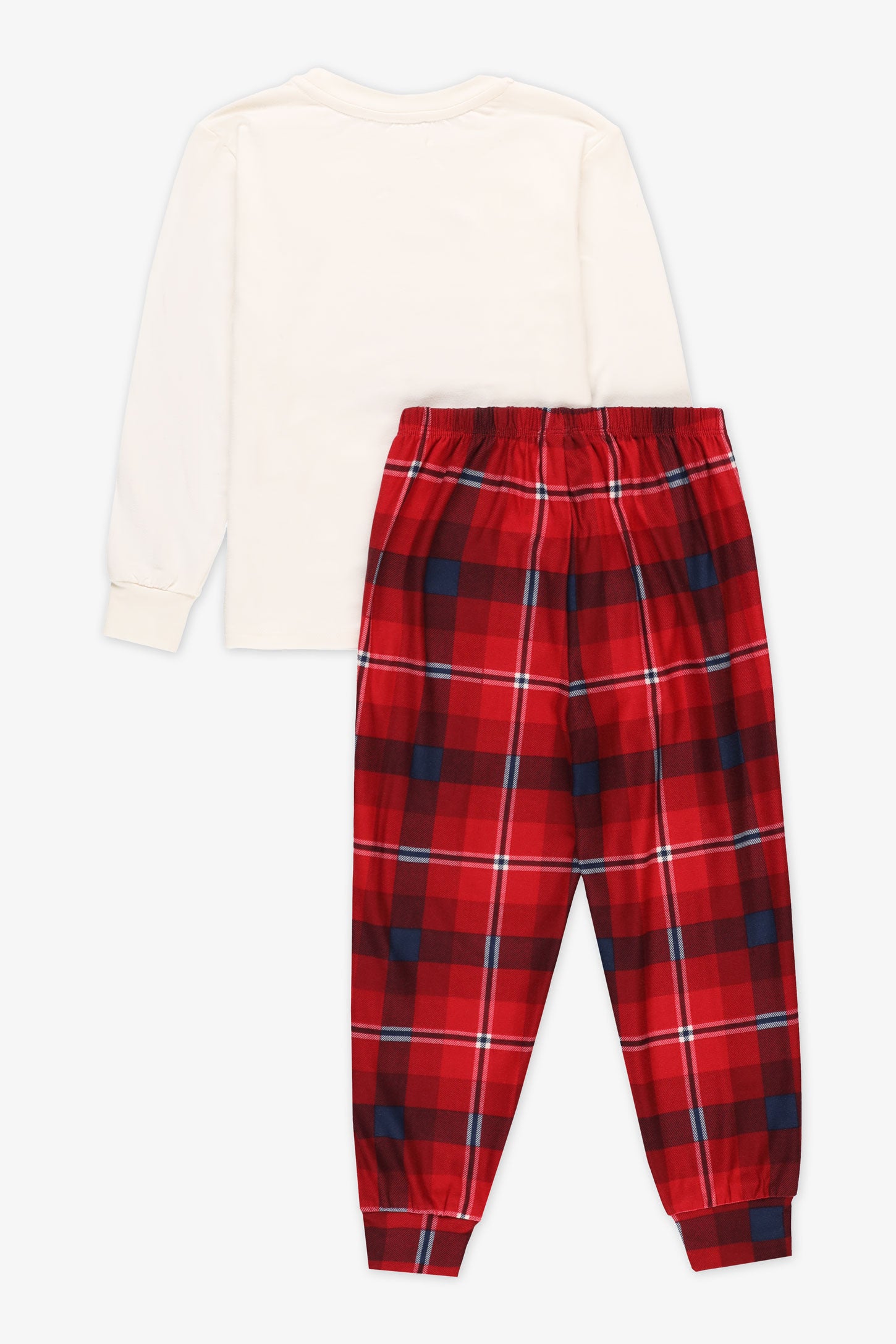 Pyjama 2 pièces imprimé - Enfant fille && BLANC CASSÉ
