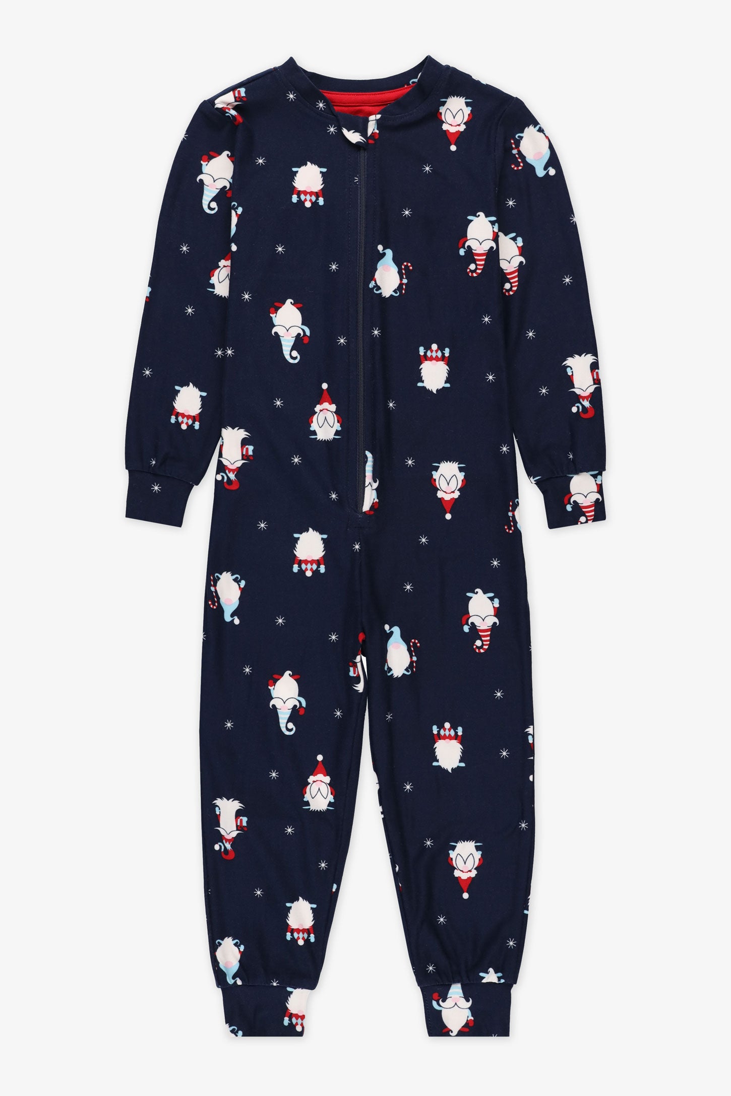 Pyjama 1 pièce à manches longues - Enfant fille && MARIN/MULTI