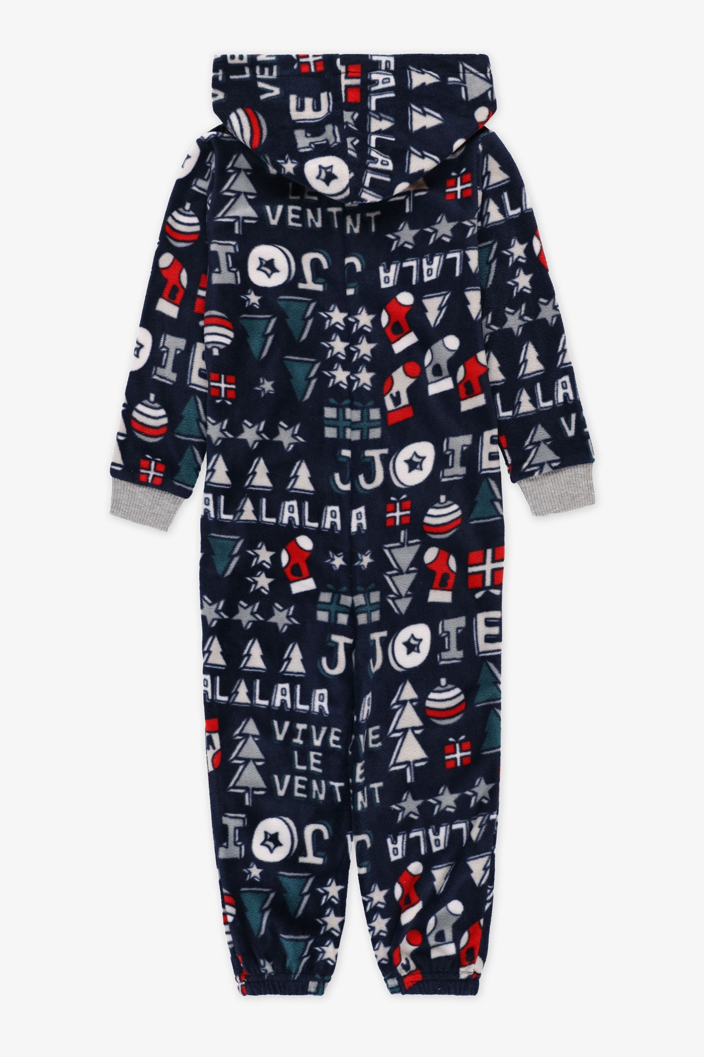 Pyjama 1 pièce à capuchon - Enfant garçon && MARIN/MULTI