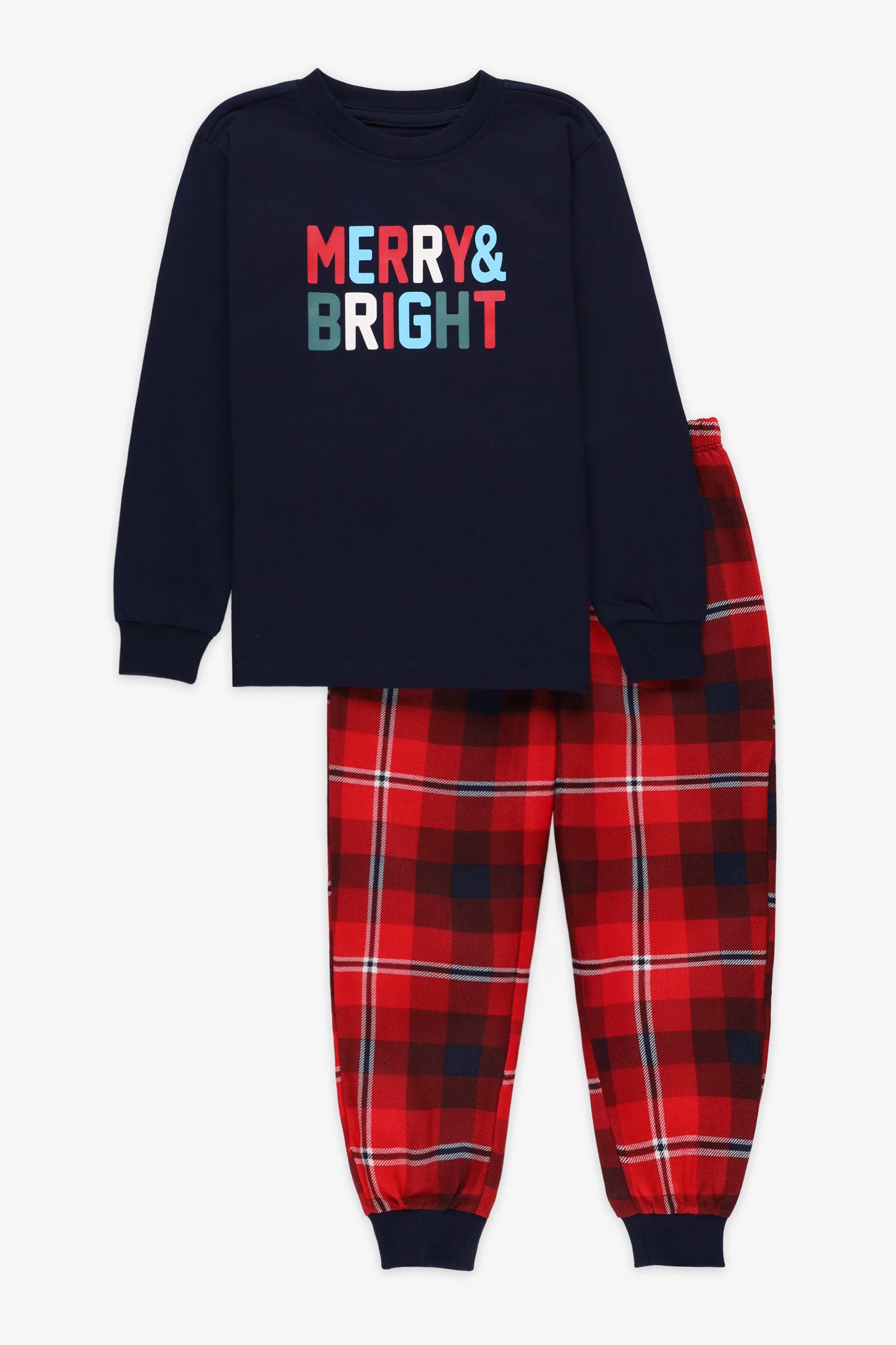 Pyjama 2 pièces graphique - Enfant garçon && MARIN