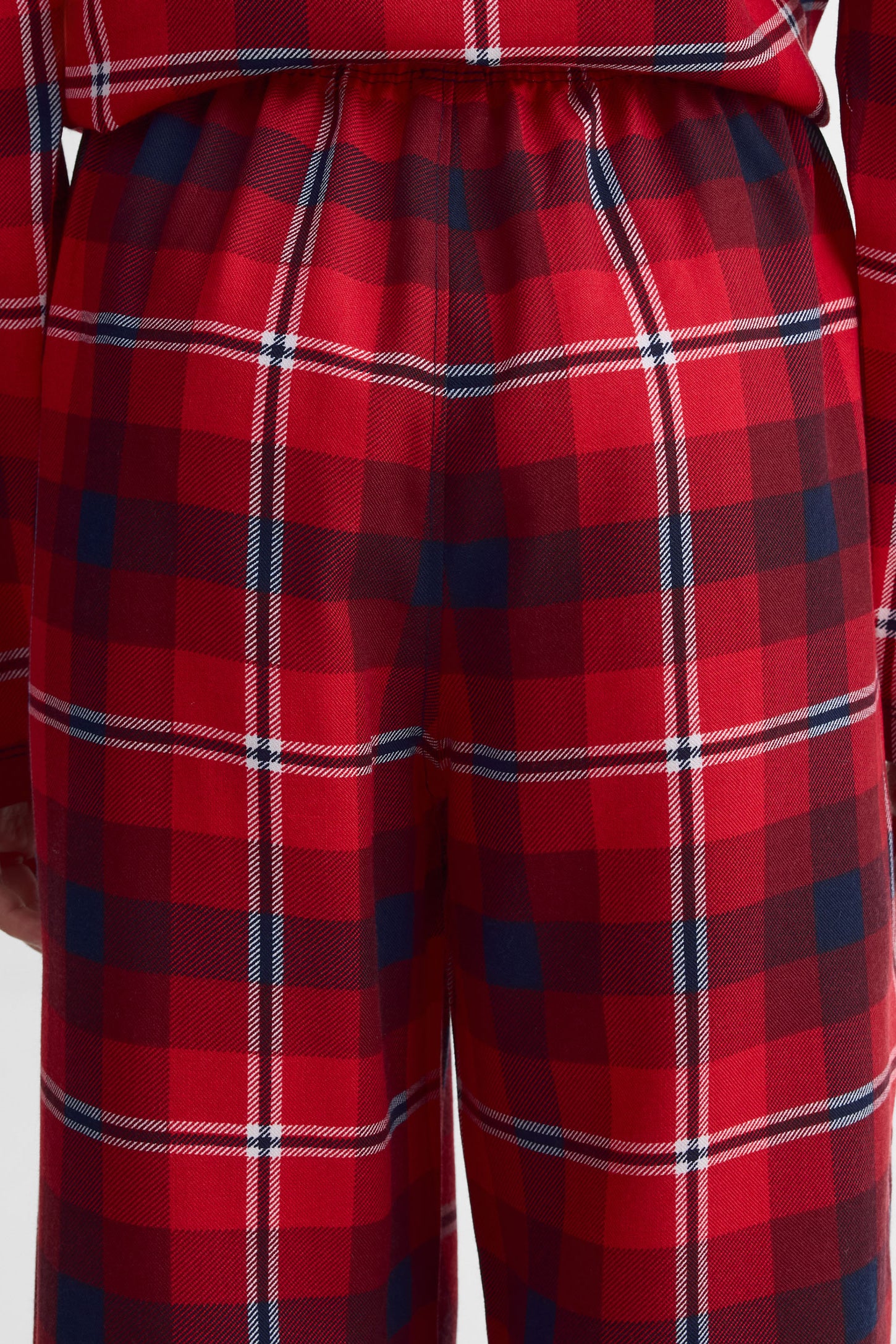 Pantalon élastique à la taille - Ado fille && ROUGE/MULTI