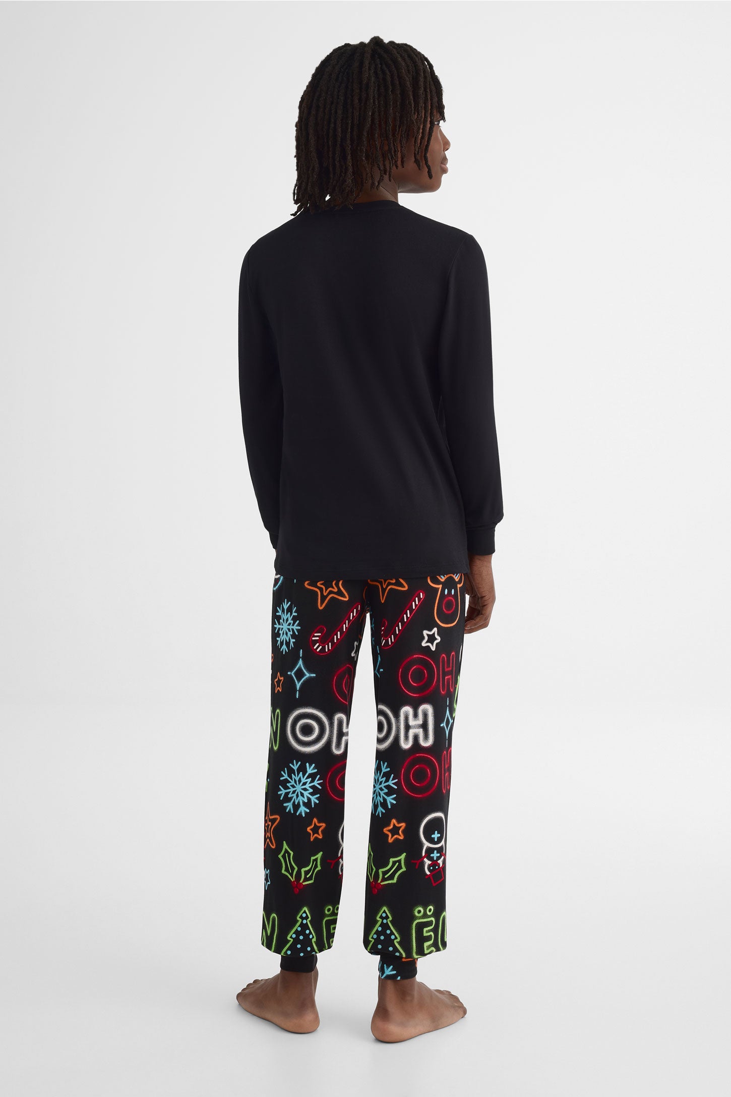 Pyjama 2 pièces graphique - Ado garçon && NOIR