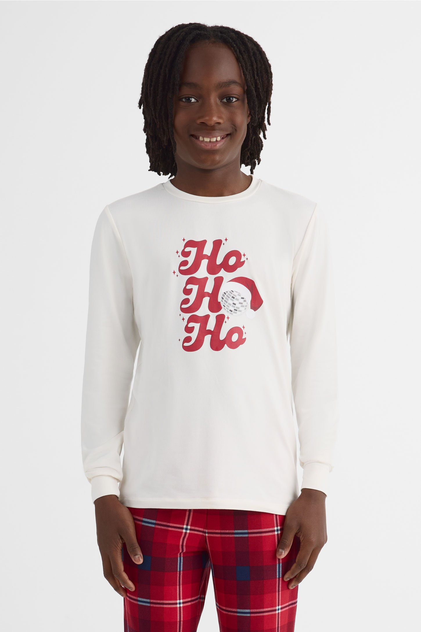 Pyjama 2 pièces graphique - Ado garçon && BLANC CASSÉ