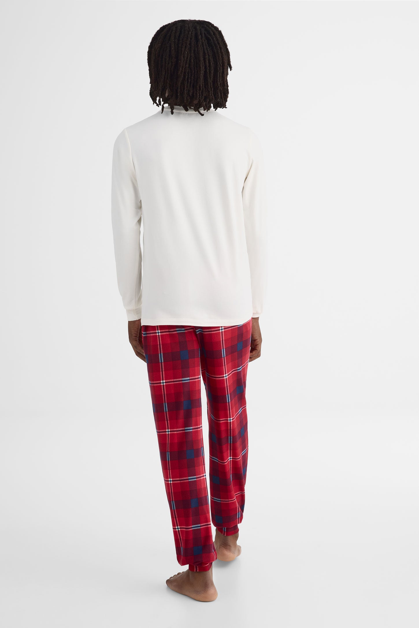 Pyjama 2 pièces graphique - Ado garçon && BLANC CASSÉ