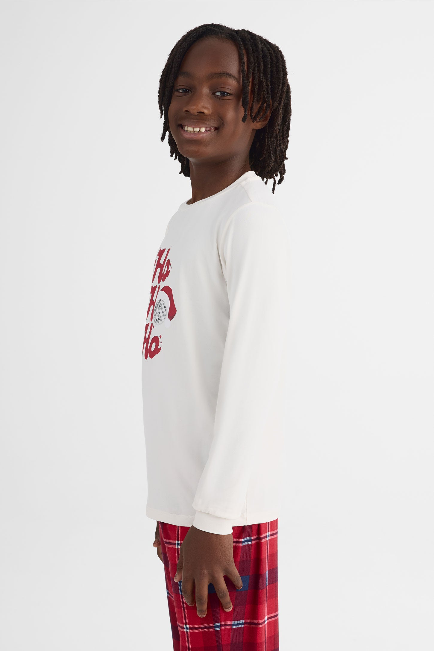 Pyjama 2 pièces graphique - Ado garçon && BLANC CASSÉ