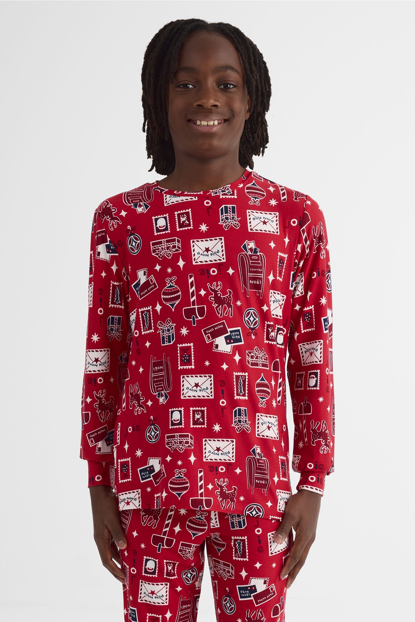 Pyjama 2 pièces graphique - Ado garçon && ROUGE/MULTI