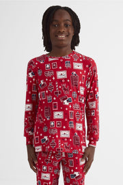 Pyjama 2 pièces graphique - Ado garçon && ROUGE/MULTI
