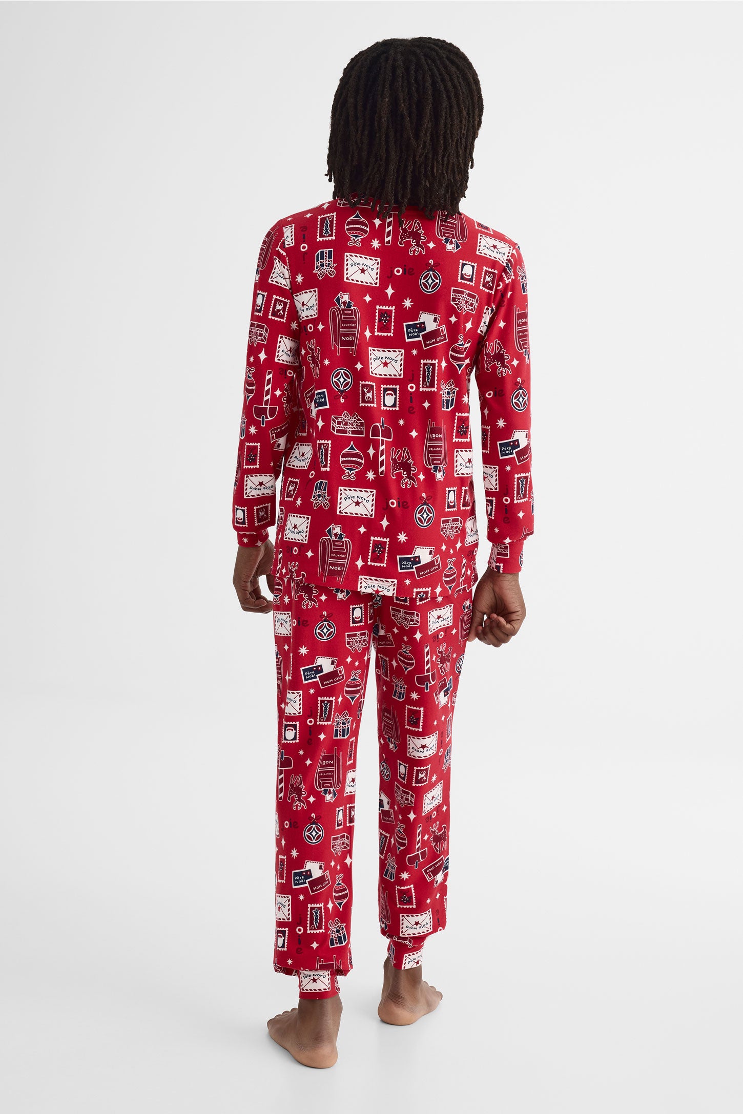 Pyjama 2 pièces graphique - Ado garçon && ROUGE/MULTI