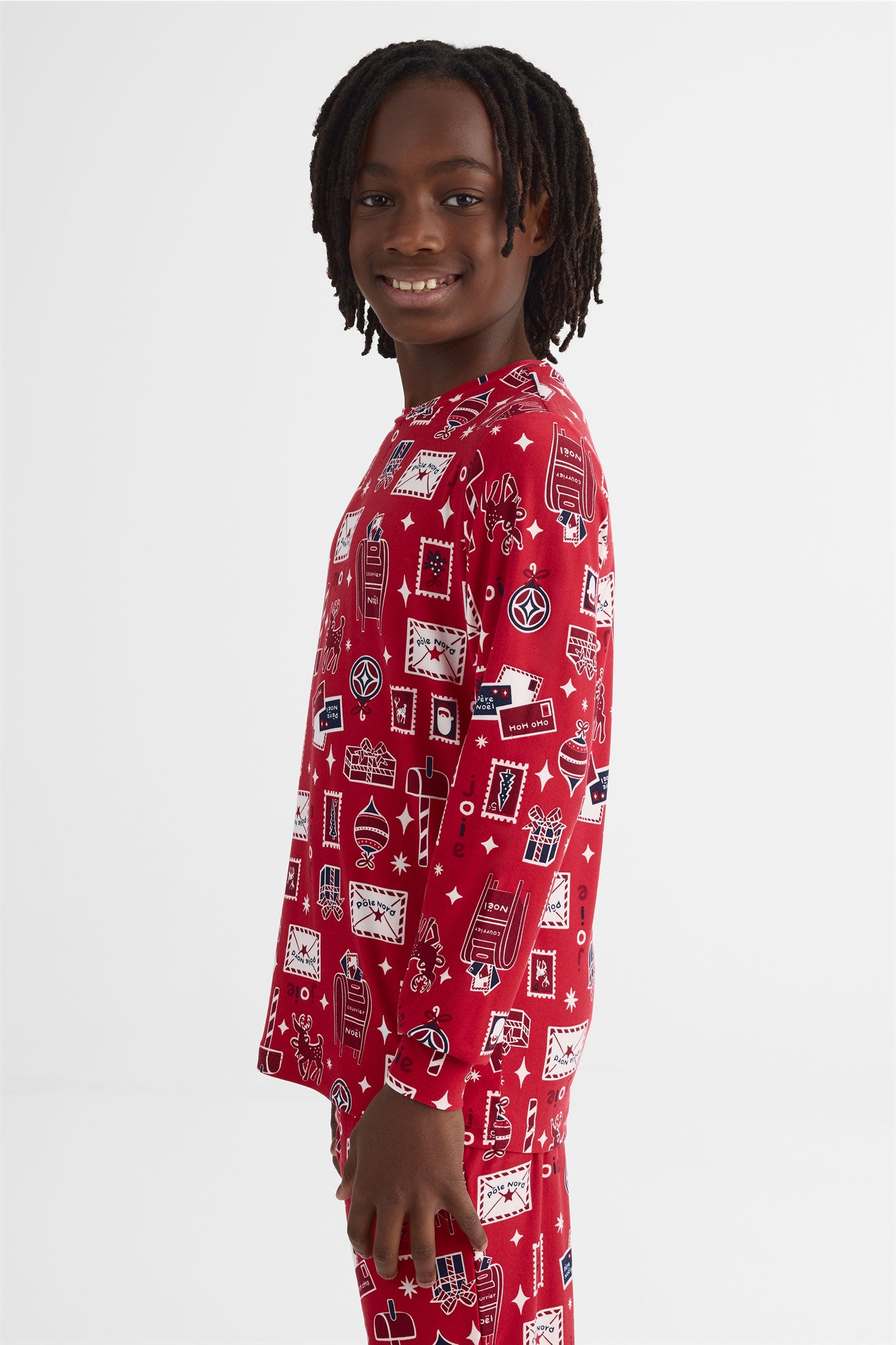 Pyjama 2 pièces graphique - Ado garçon && ROUGE/MULTI