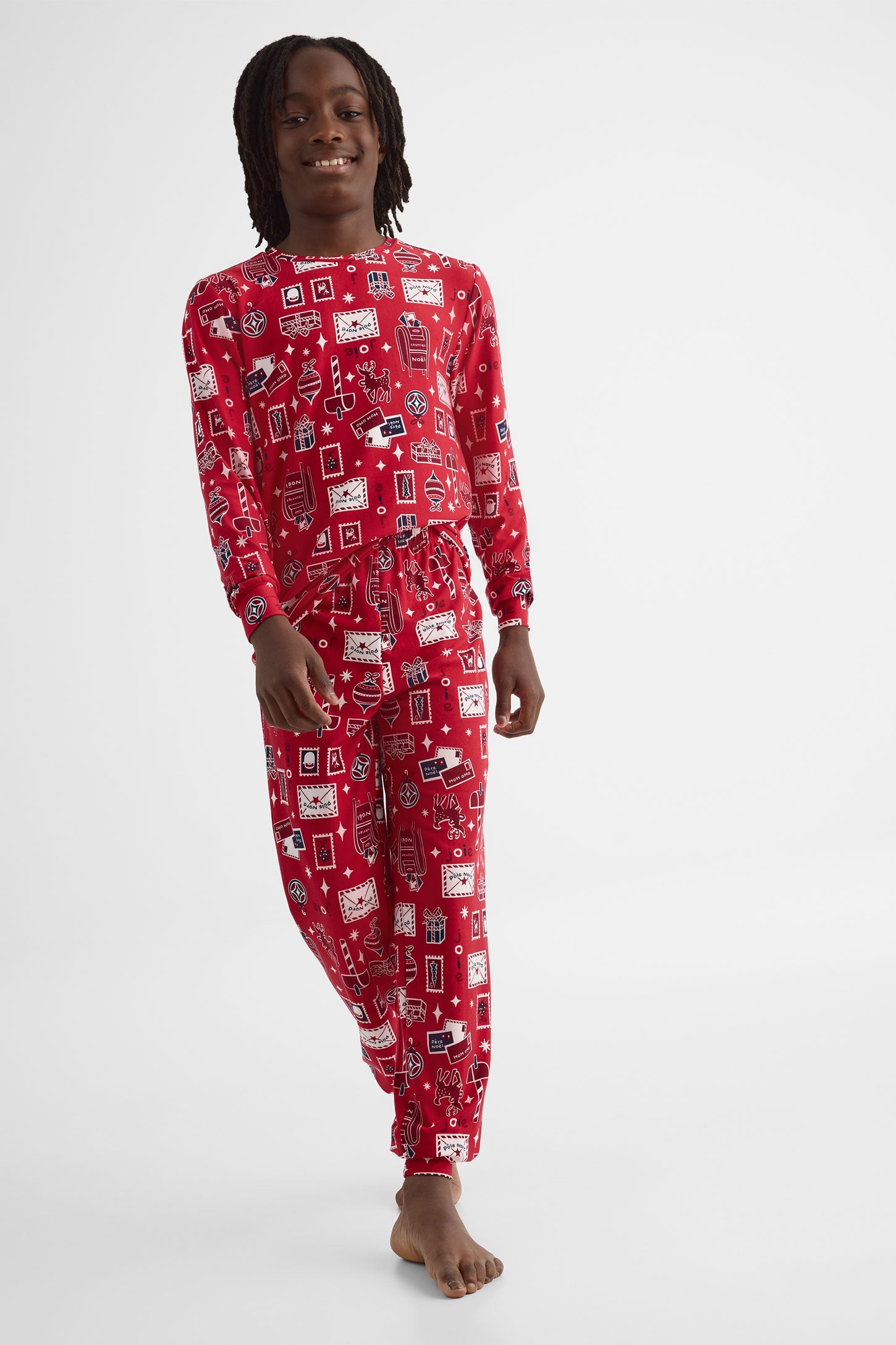 Pyjama 2 pièces graphique - Ado garçon && ROUGE/MULTI