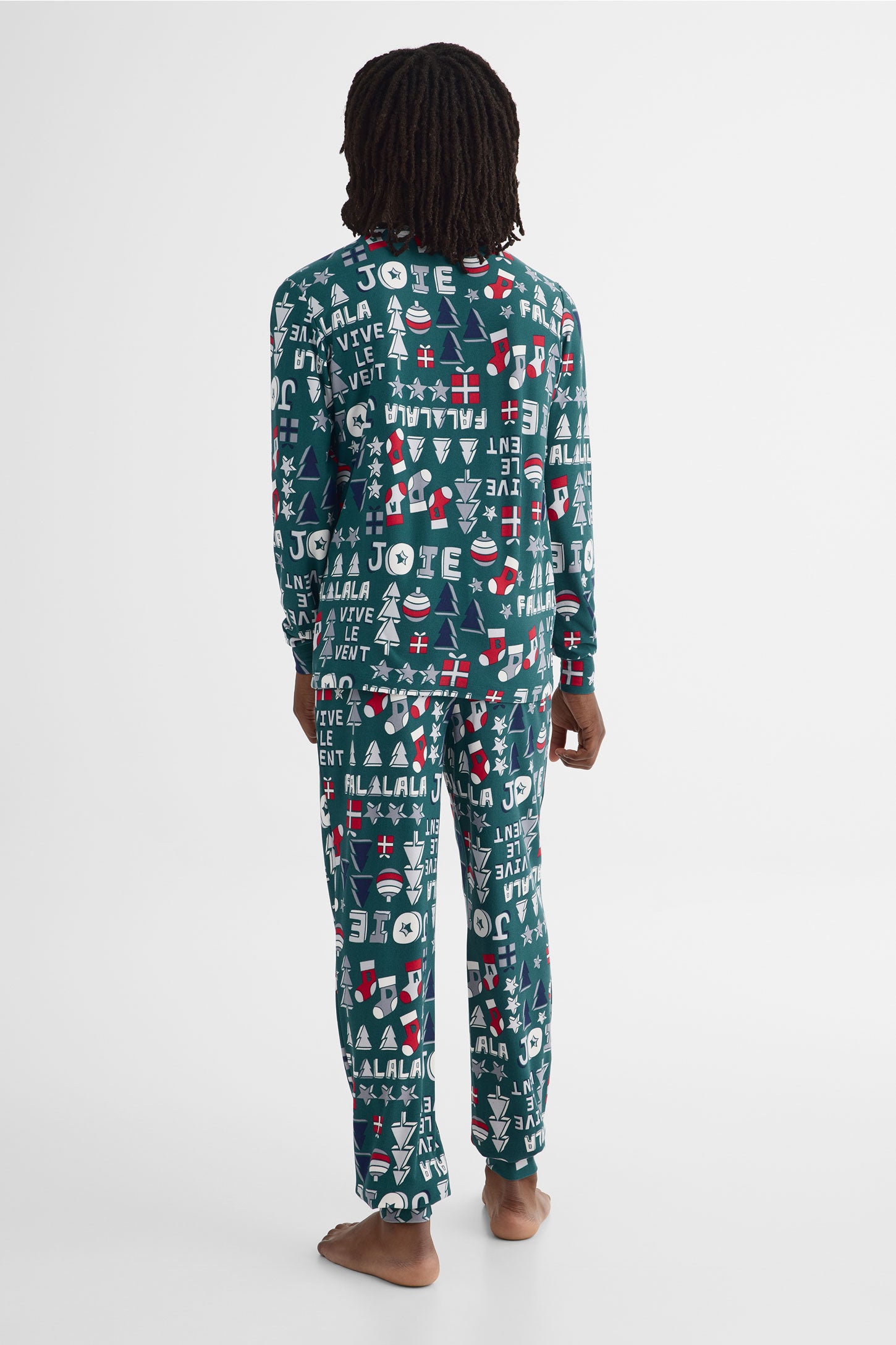 Pyjama 2 pièces graphique - Ado garçon && VERT/MULTI