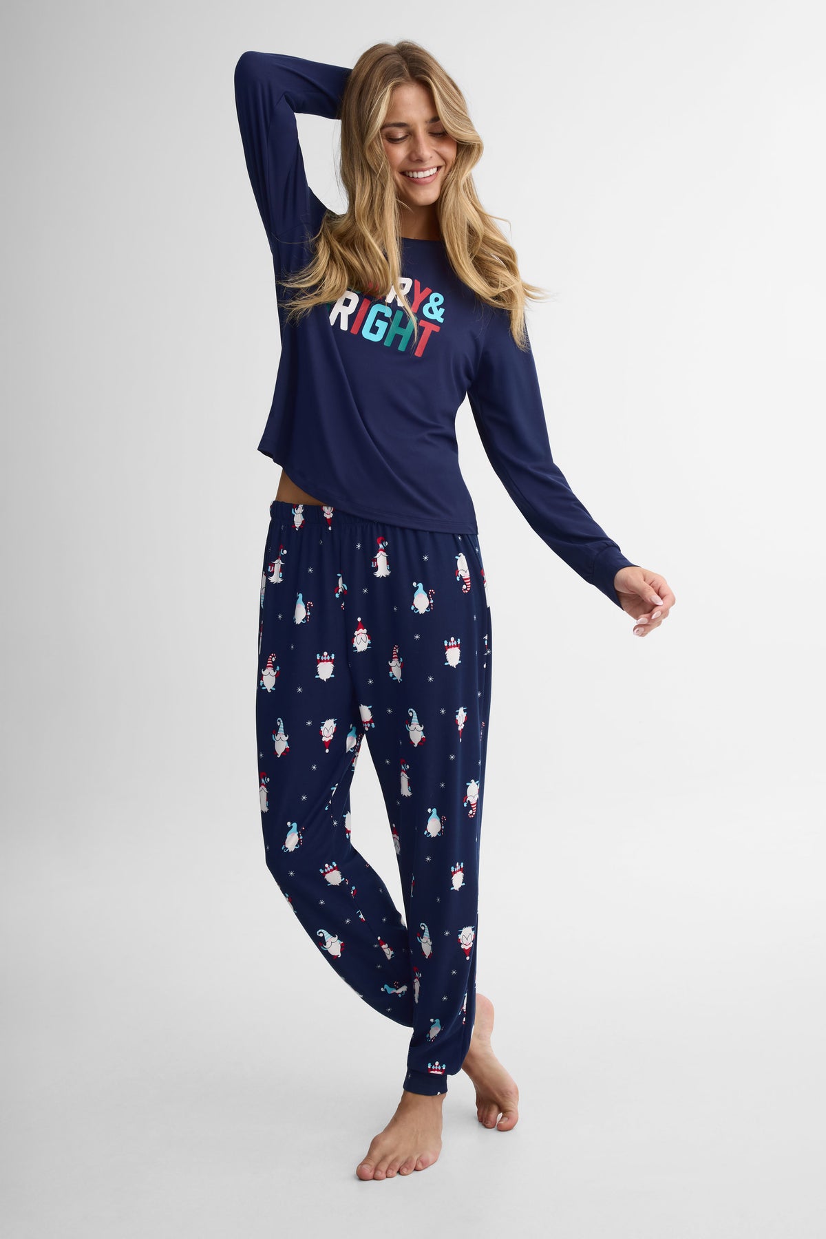Chandail pyjama graphique – Femme && MARIN