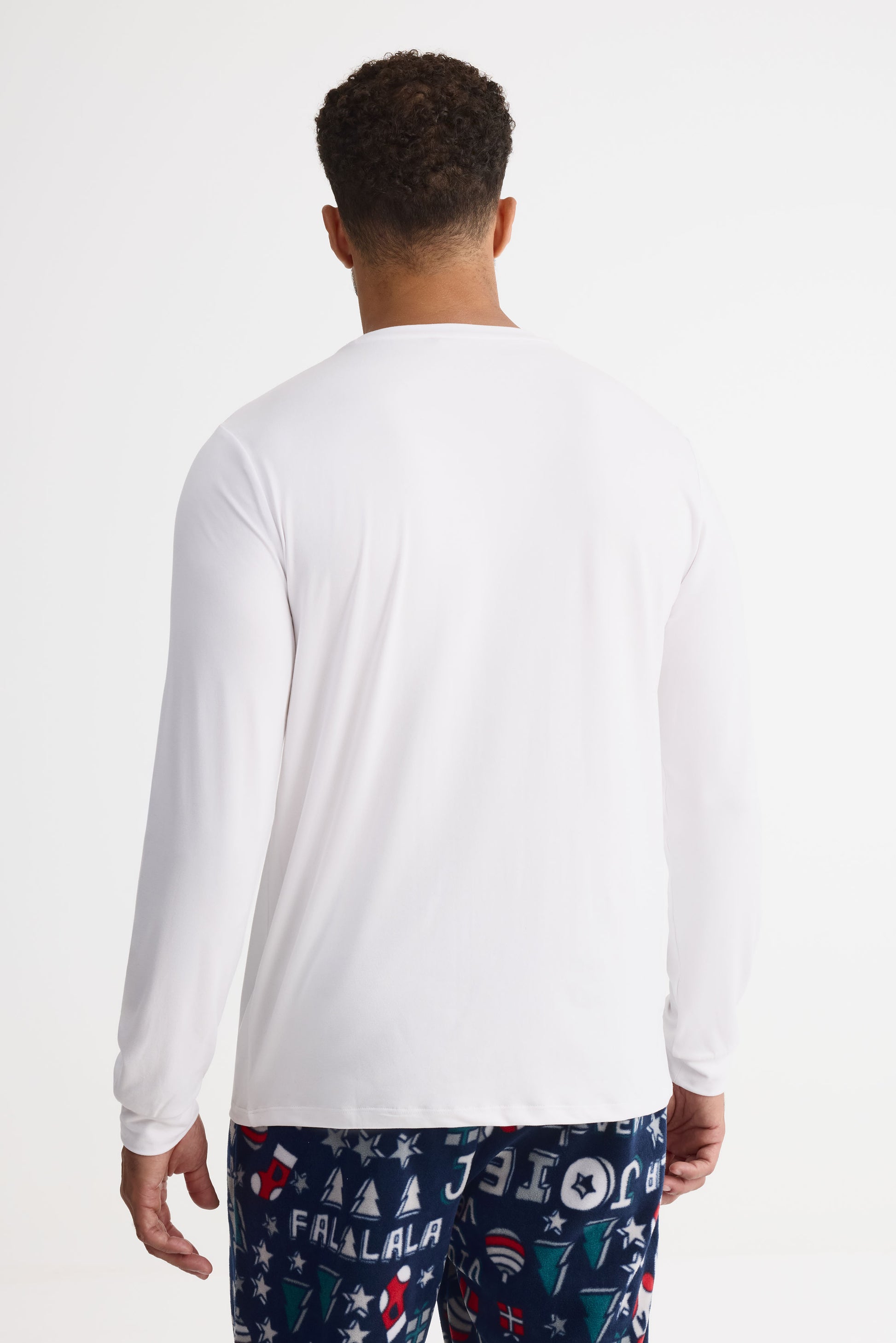 Chandail pyjama graphique - Homme && BLANC