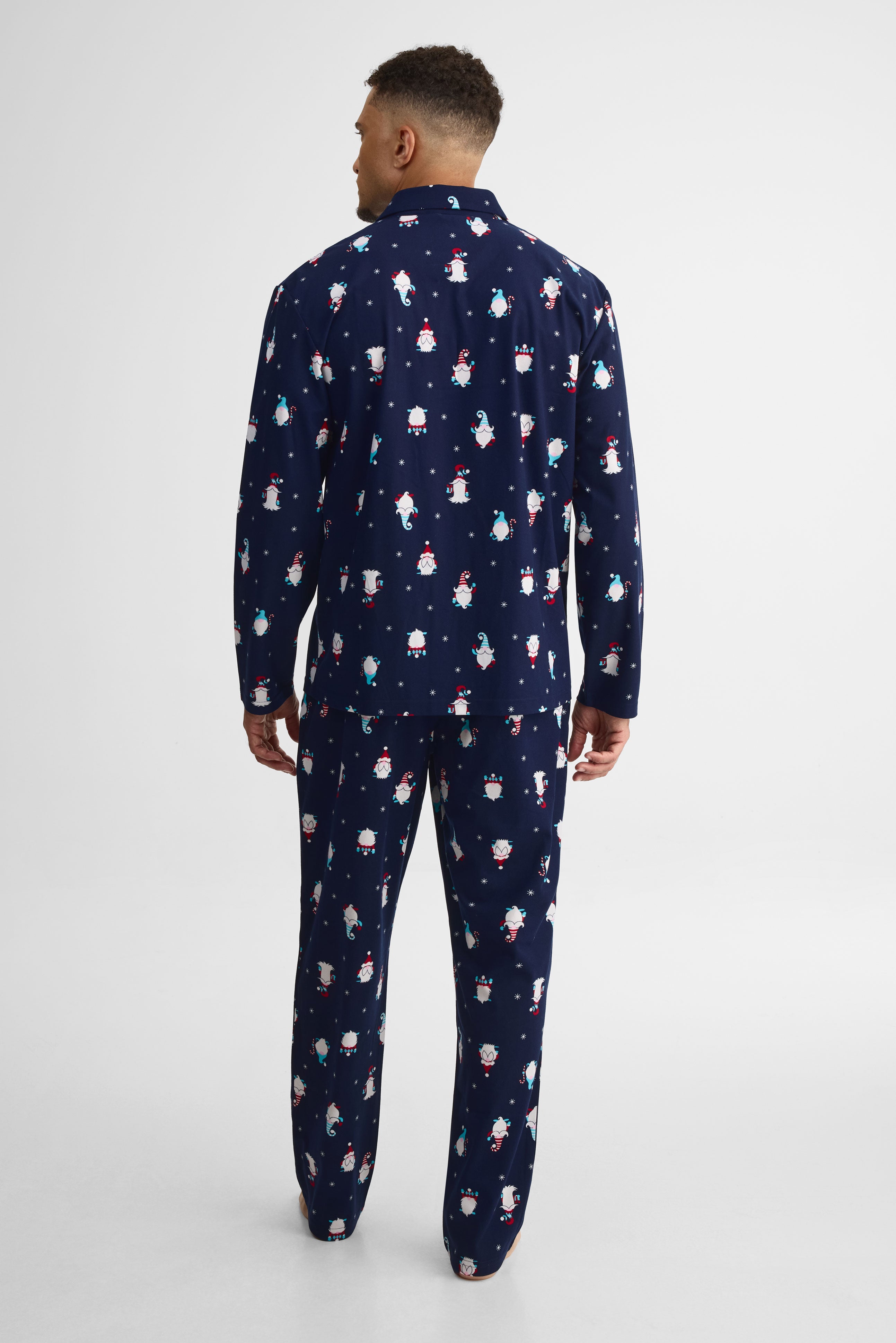 Pyjama 2 pièces flanelle imprimé – Homme && MARIN/MULTI