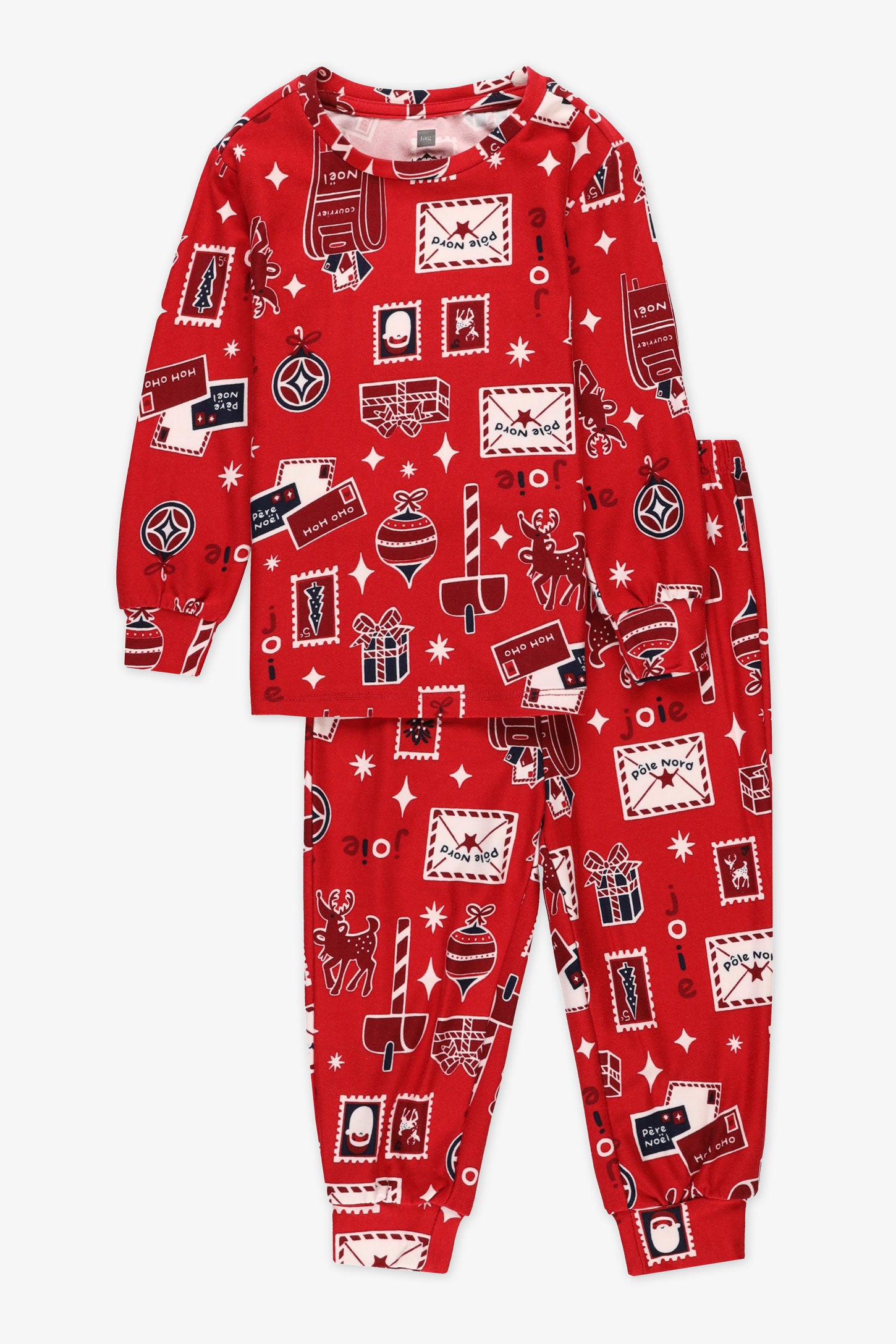 Pyjama 2 pièces unisexe - Bébé garçon && ROUGE/MULTI