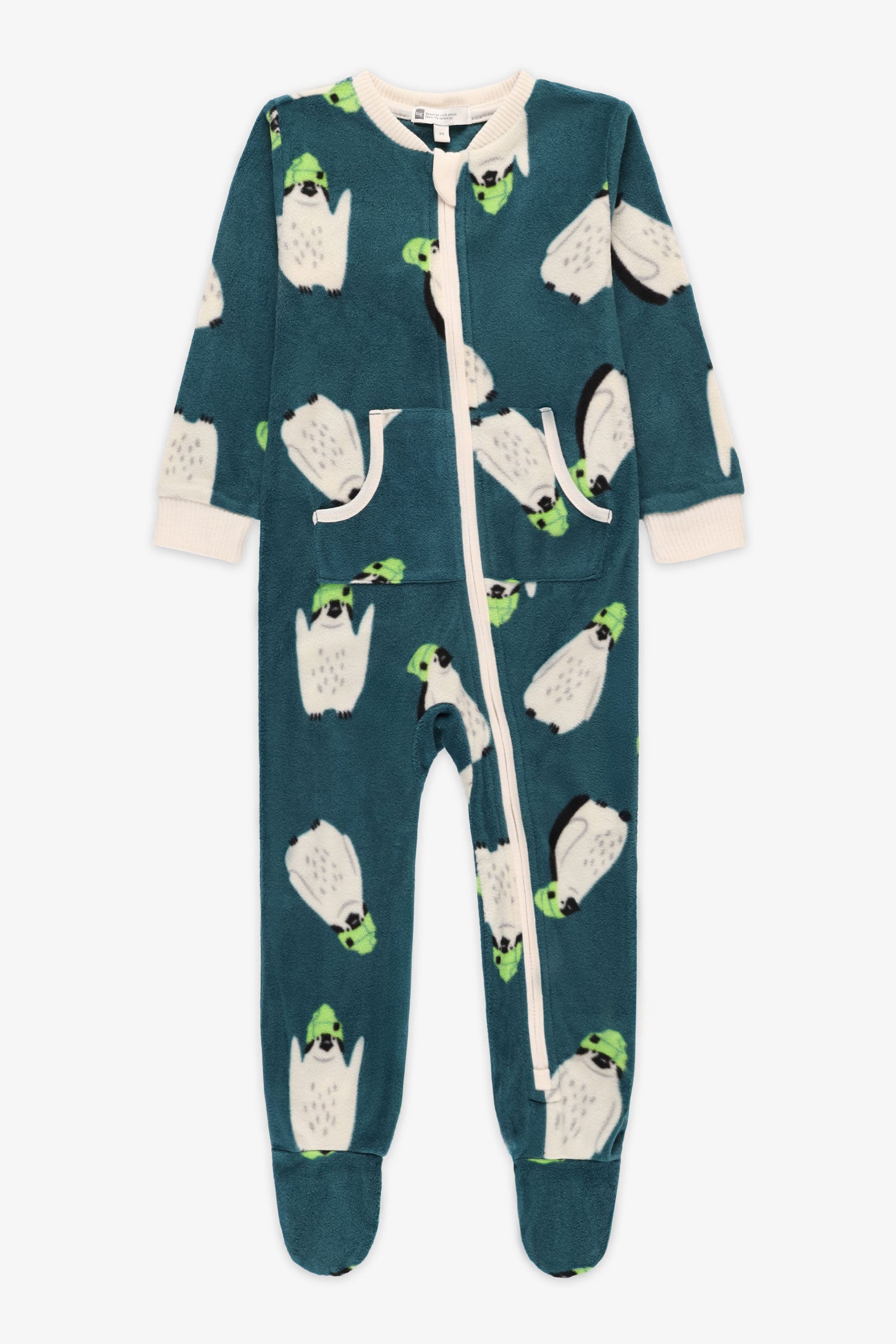 Pyjama 1 pièce anti-dérapant - Bébé garçon && VERT/MULTI