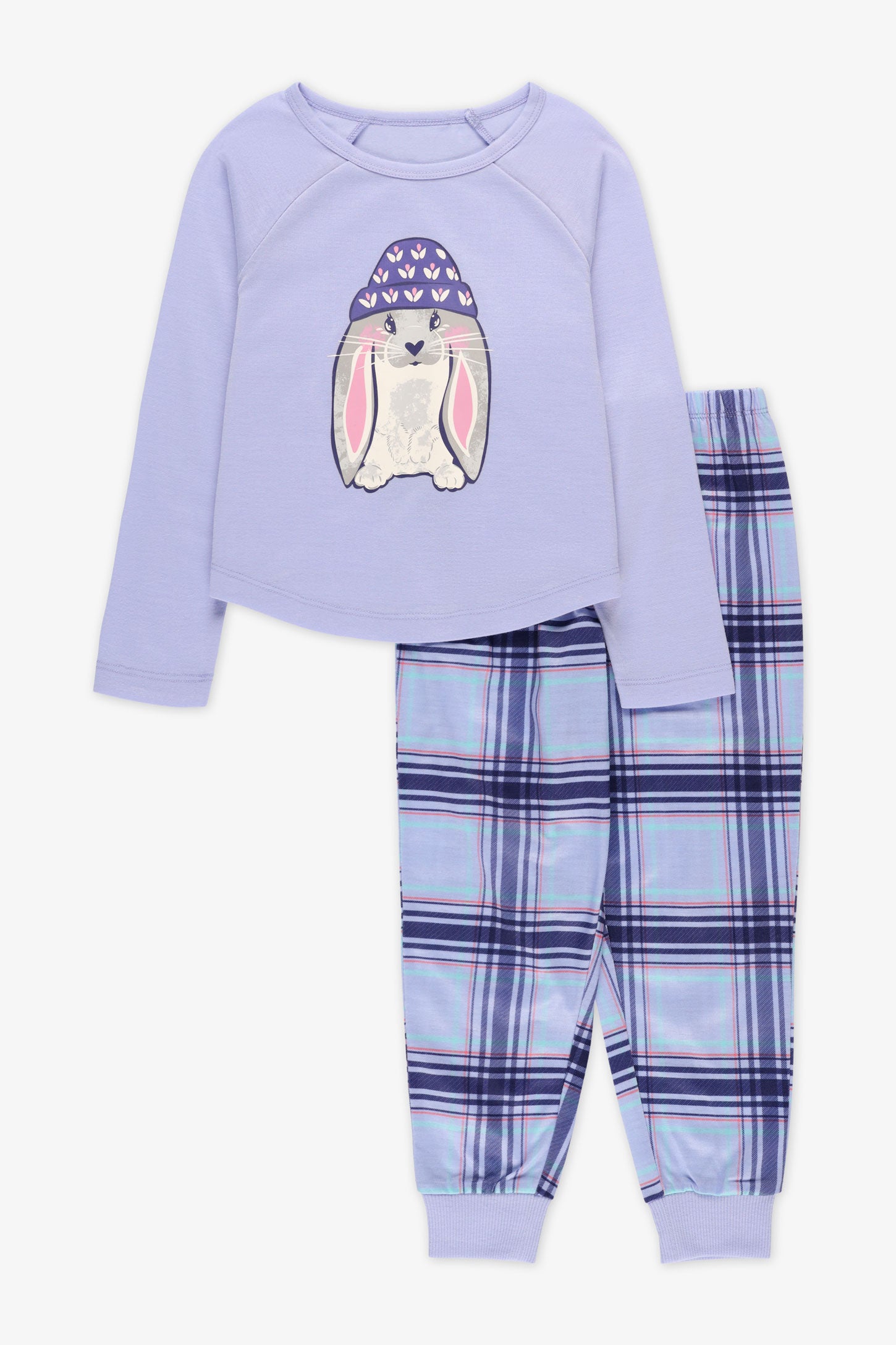 Ensemble pyjama 2 pièces 2/35$ - Enfant fille && LAVANDE