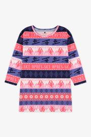 Jaquette M/longues imprimée – Enfant fille && CORAIL/MULTI