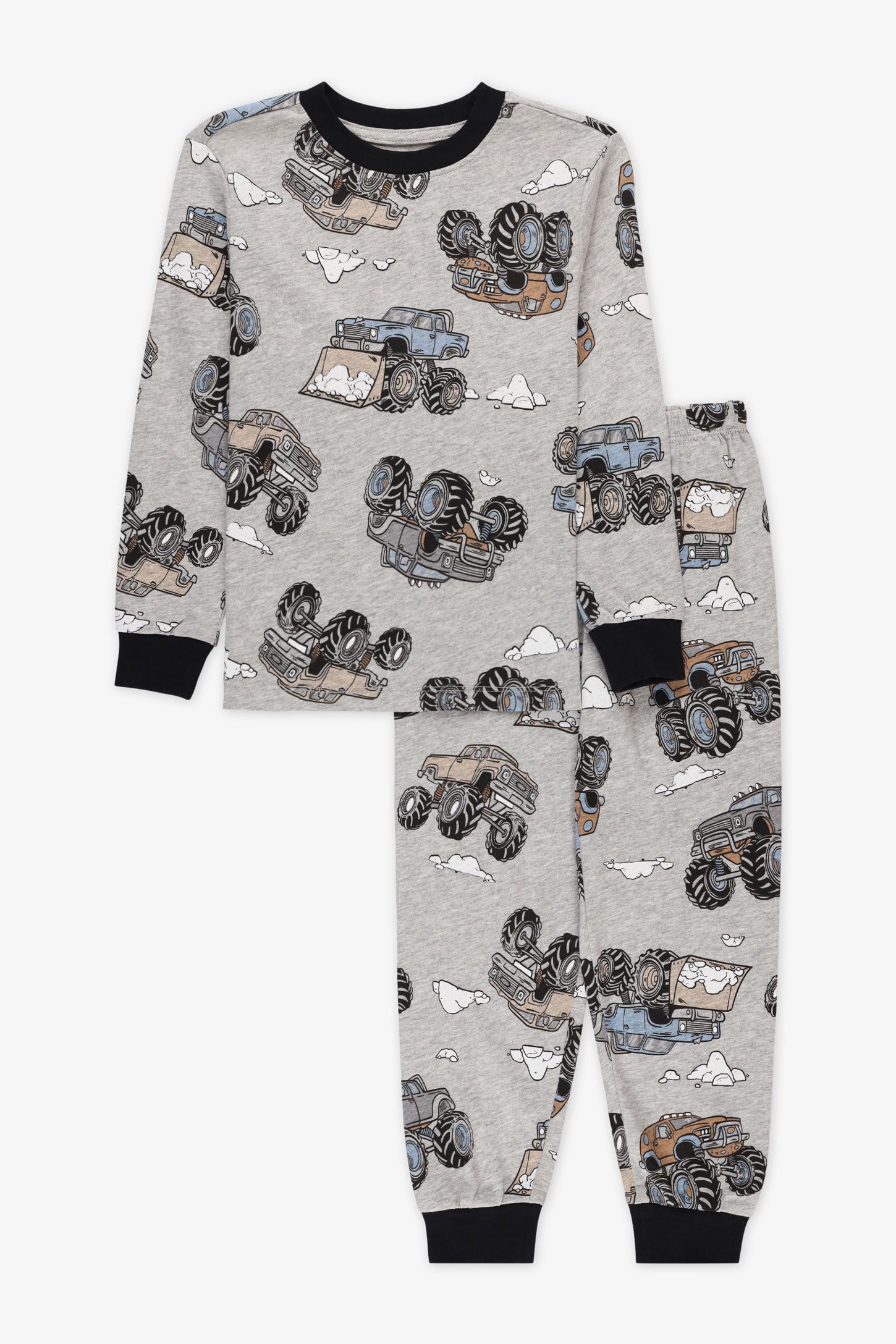 Pyjama 2 pièces imprimé, 2/35$ - Enfant garçon && GRIS MULTI