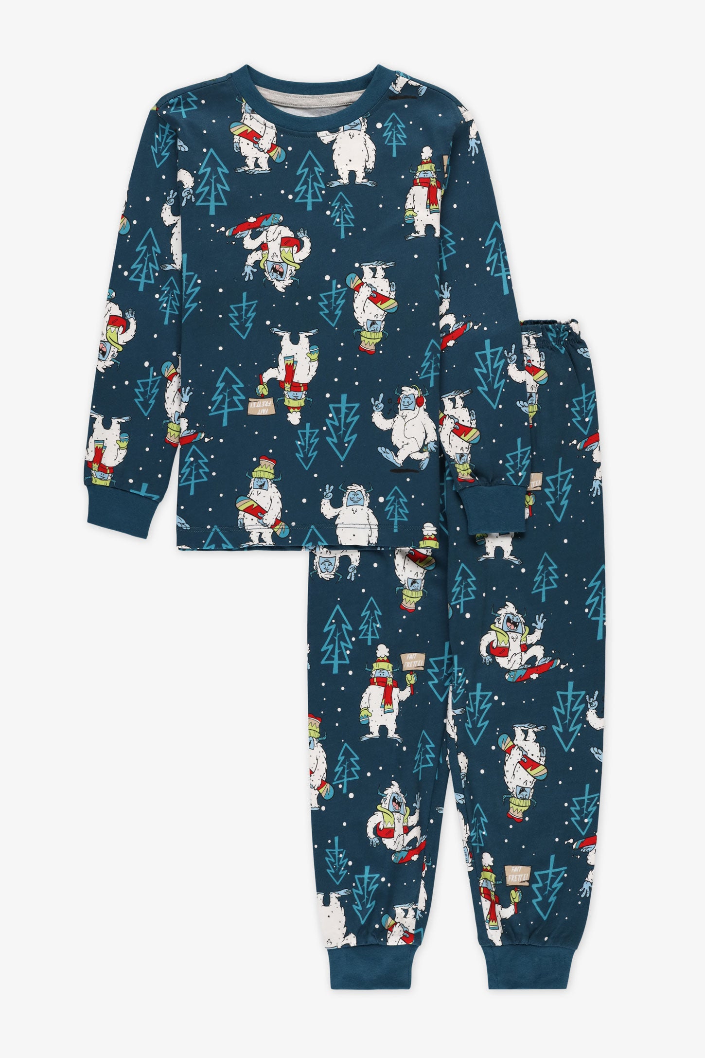 Pyjama 2 pièces imprimé, 2/35$ - Enfant garçon && MARIN/MULTI