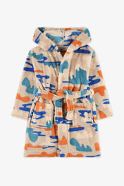 Robe de chambre à capuchon - Enfant garçon && BEIGE/MULTI