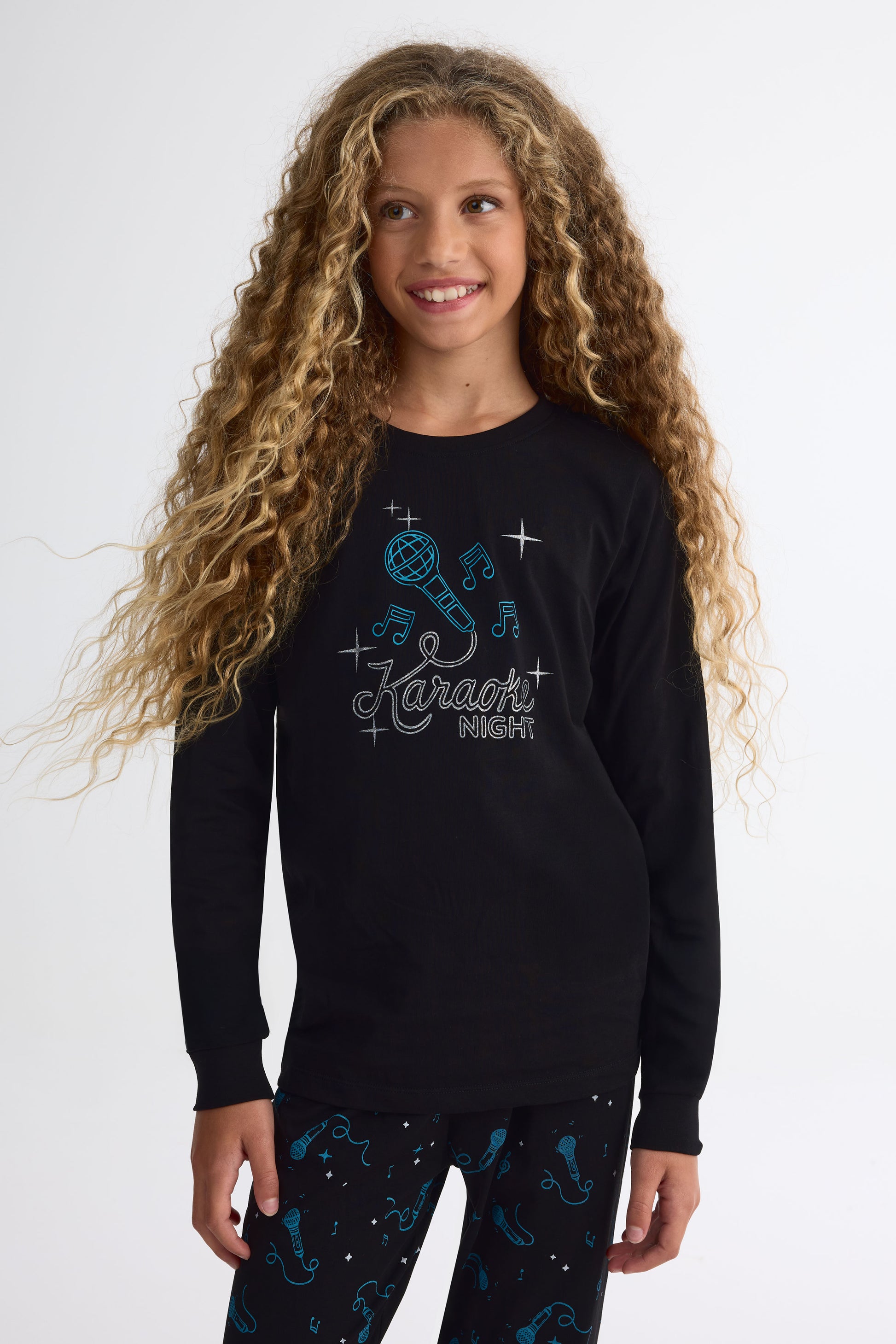 Ensemble pyjama 2 pièces 2/40$ - Ado fille && NOIR