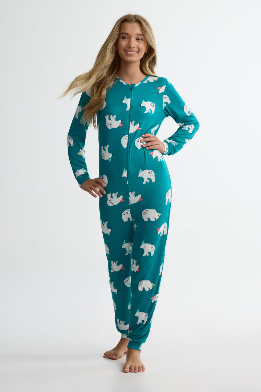 Pyjama pièce imprimé Ado fille