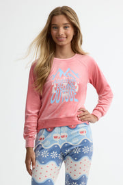 Ensemble pyjama graphique - Ado fille && ROSE