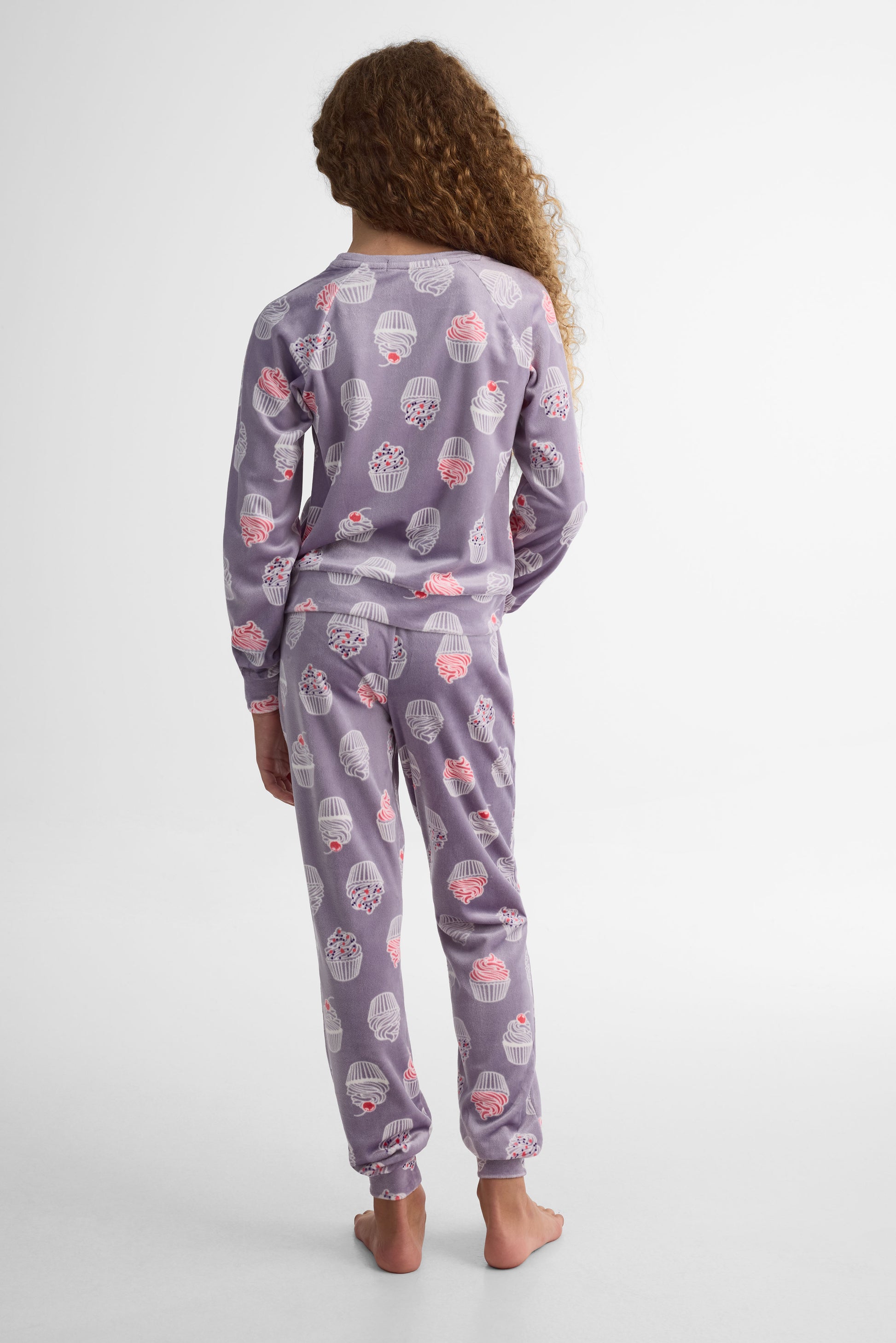 Ensemble pyjama graphique - Ado fille && LAVANDE/MULTI